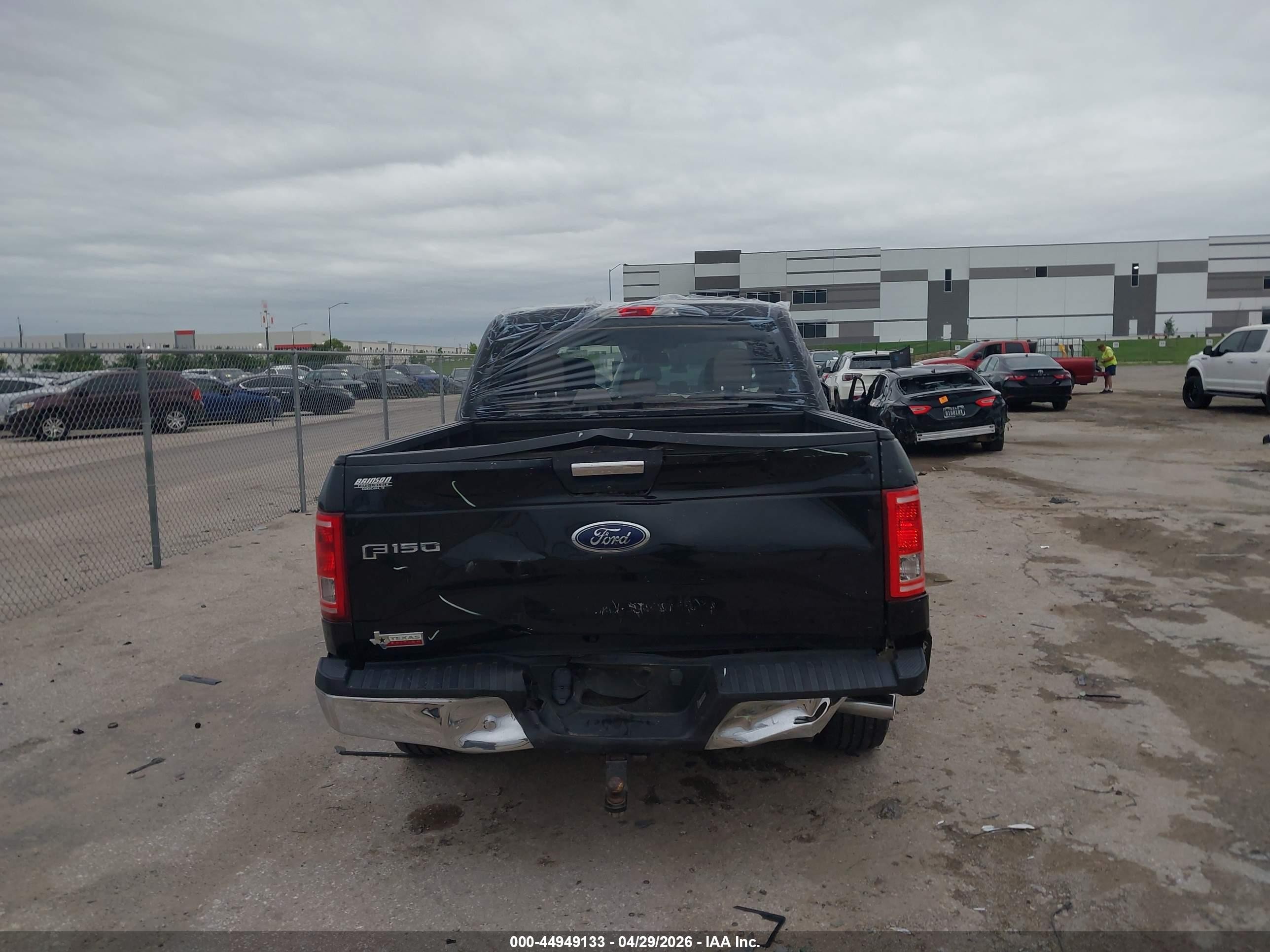 2015 Ford F-150 Xlt Black vin: 1FTEW1CP0FKE48304
