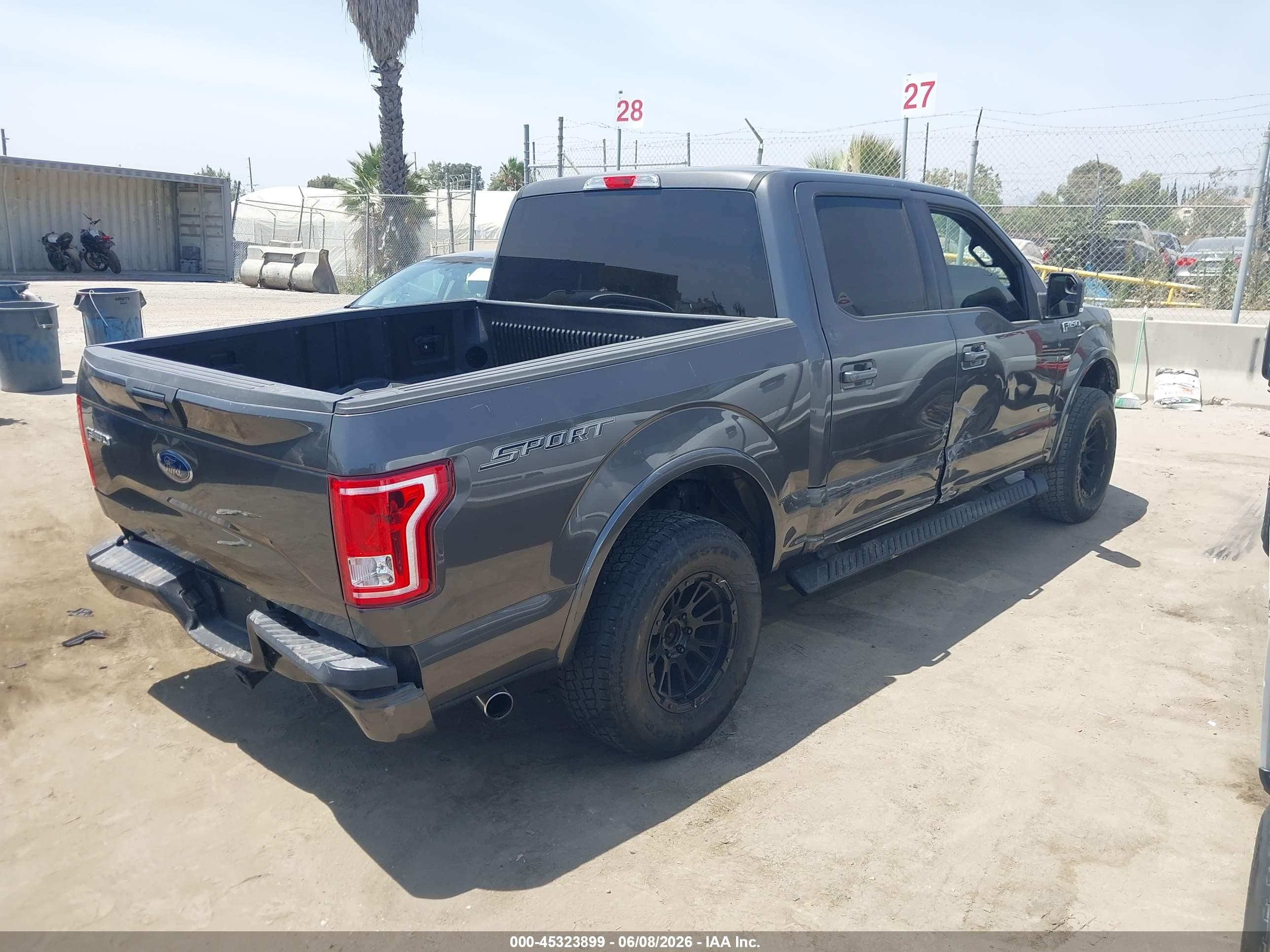 2015 Ford F-150 Xlt Gray vin: 1FTEW1CP0FKE76121