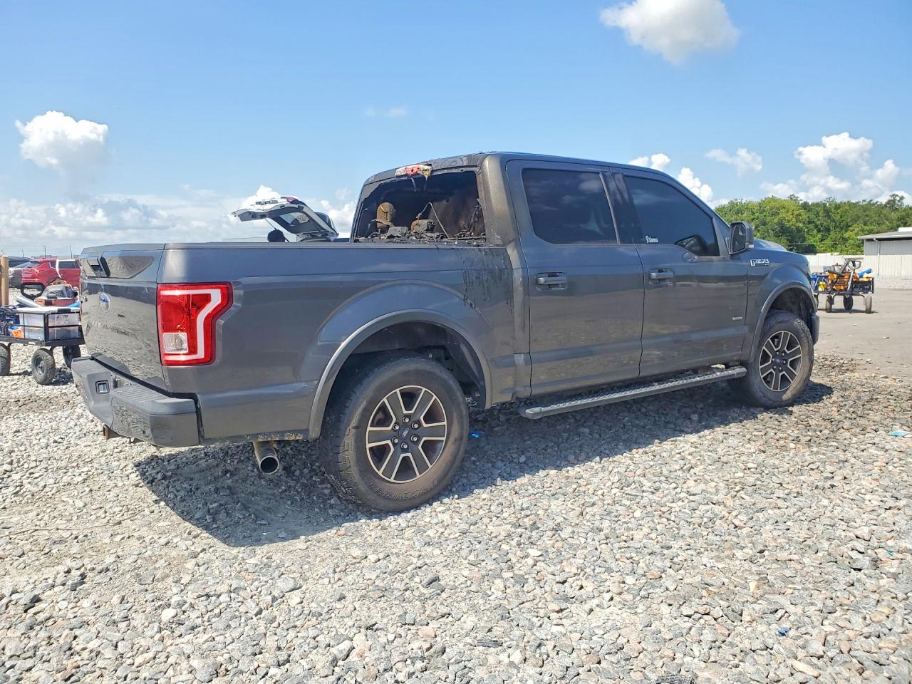 2015 Ford F-150 Серый vin: 1FTEW1CP1FFB78587