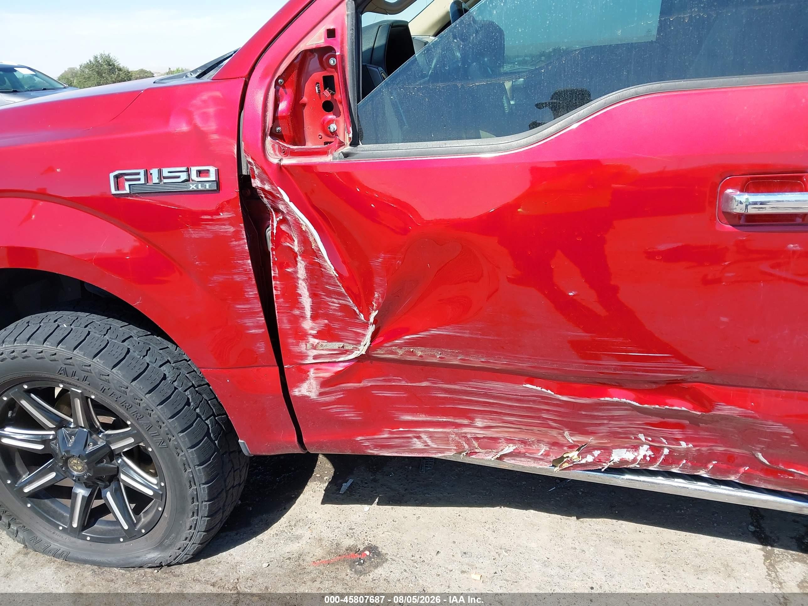 2015 Ford F-150 Xlt Красный vin: 1FTEW1CP1FKD20279