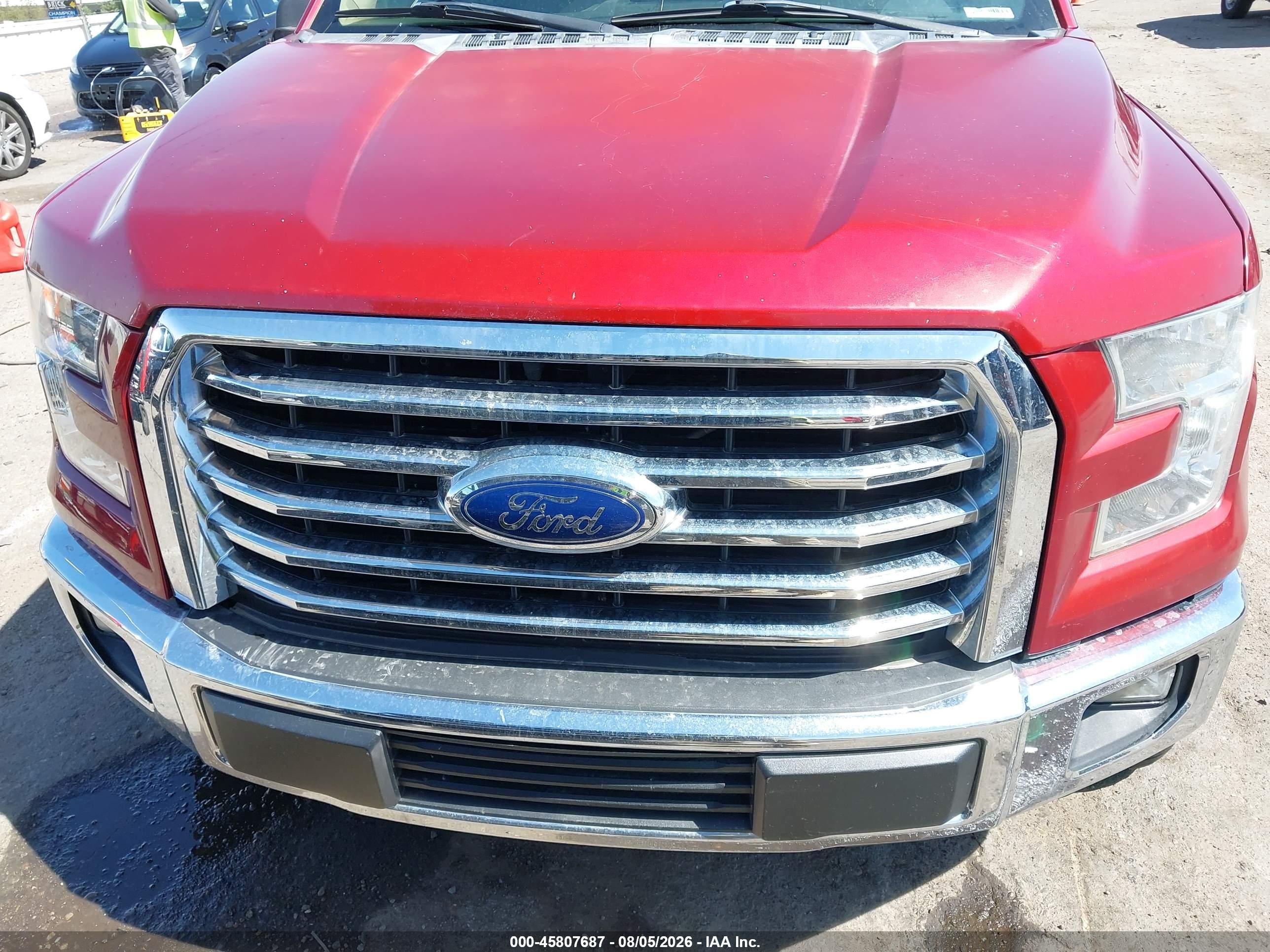 2015 Ford F-150 Xlt Красный vin: 1FTEW1CP1FKD20279