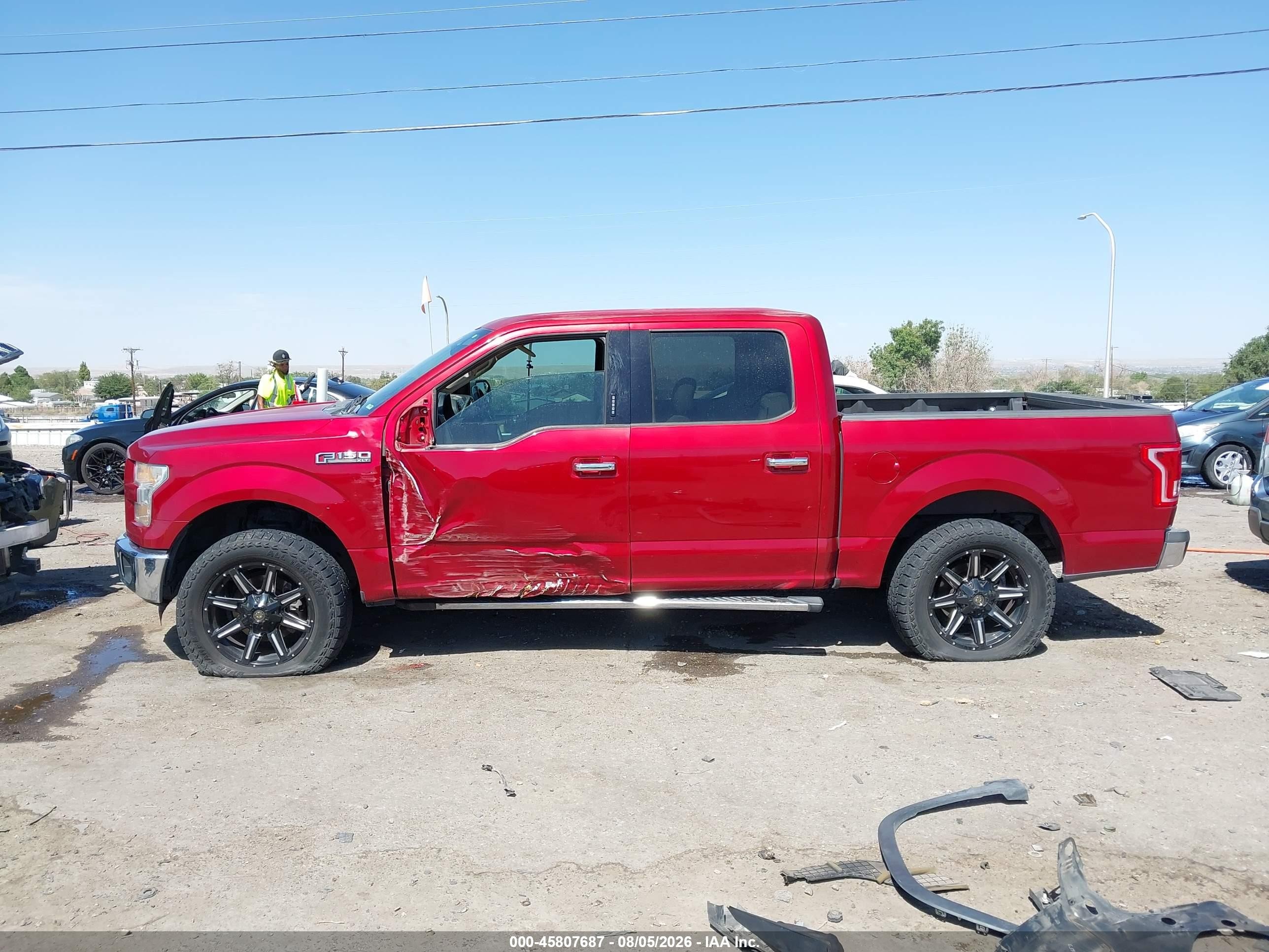 2015 Ford F-150 Xlt Красный vin: 1FTEW1CP1FKD20279