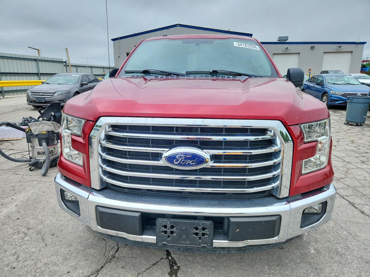2015 Ford F150 Supercrew Red vin: 1FTEW1CP1FKD57574