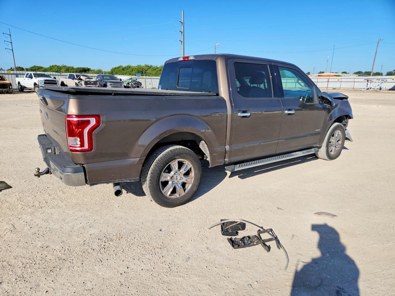 2015 Ford F150 Supercrew Brown vin: 1FTEW1CP1FKE72983