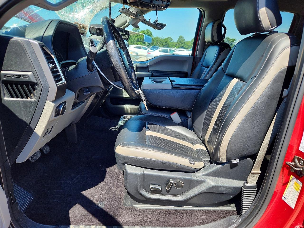 2015 Ford F150 Supercrew Красный vin: 1FTEW1CP1FKE96636