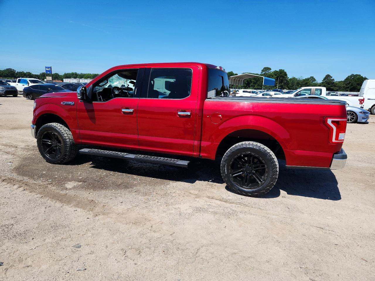 2015 Ford F150 Supercrew Красный vin: 1FTEW1CP1FKE96636