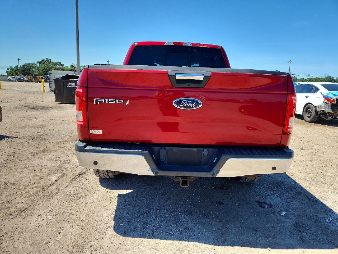 2015 Ford F150 Supercrew Красный vin: 1FTEW1CP1FKE96636
