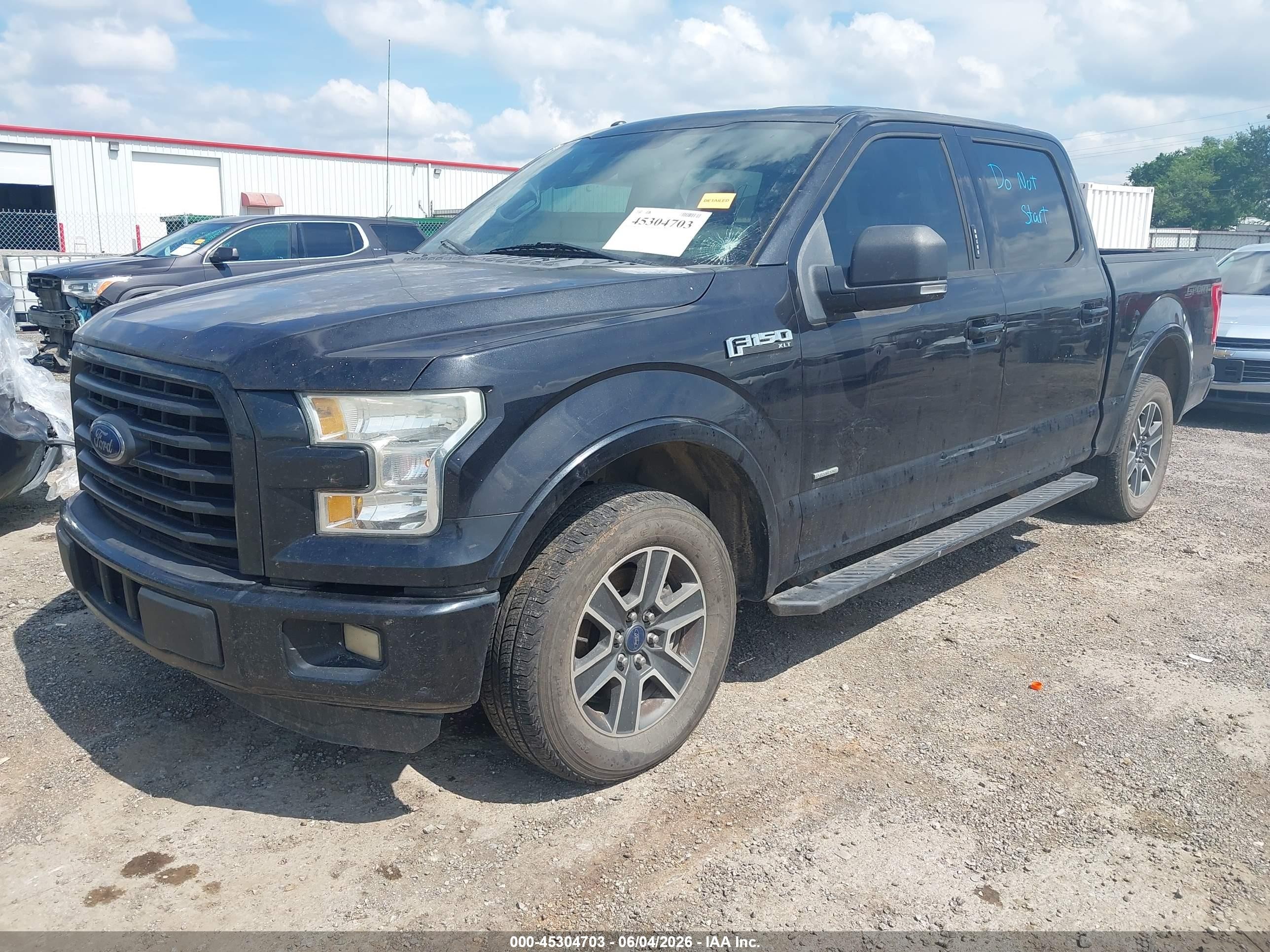 2015 Ford F-150 Xlt Black vin: 1FTEW1CP1FKF21731
