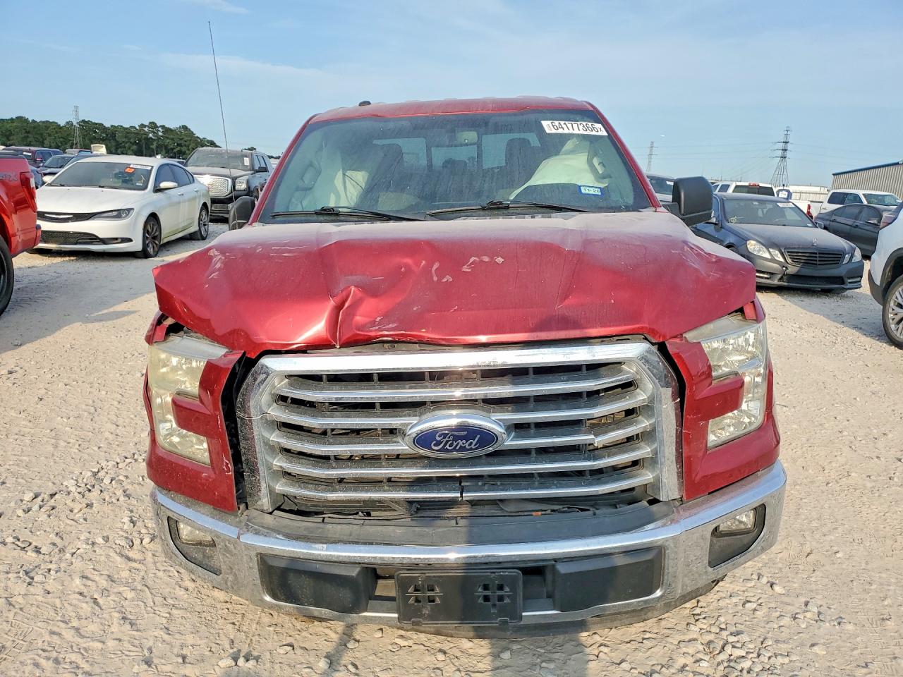 2016 Ford F150 Supercrew Red vin: 1FTEW1CP1GKD40985