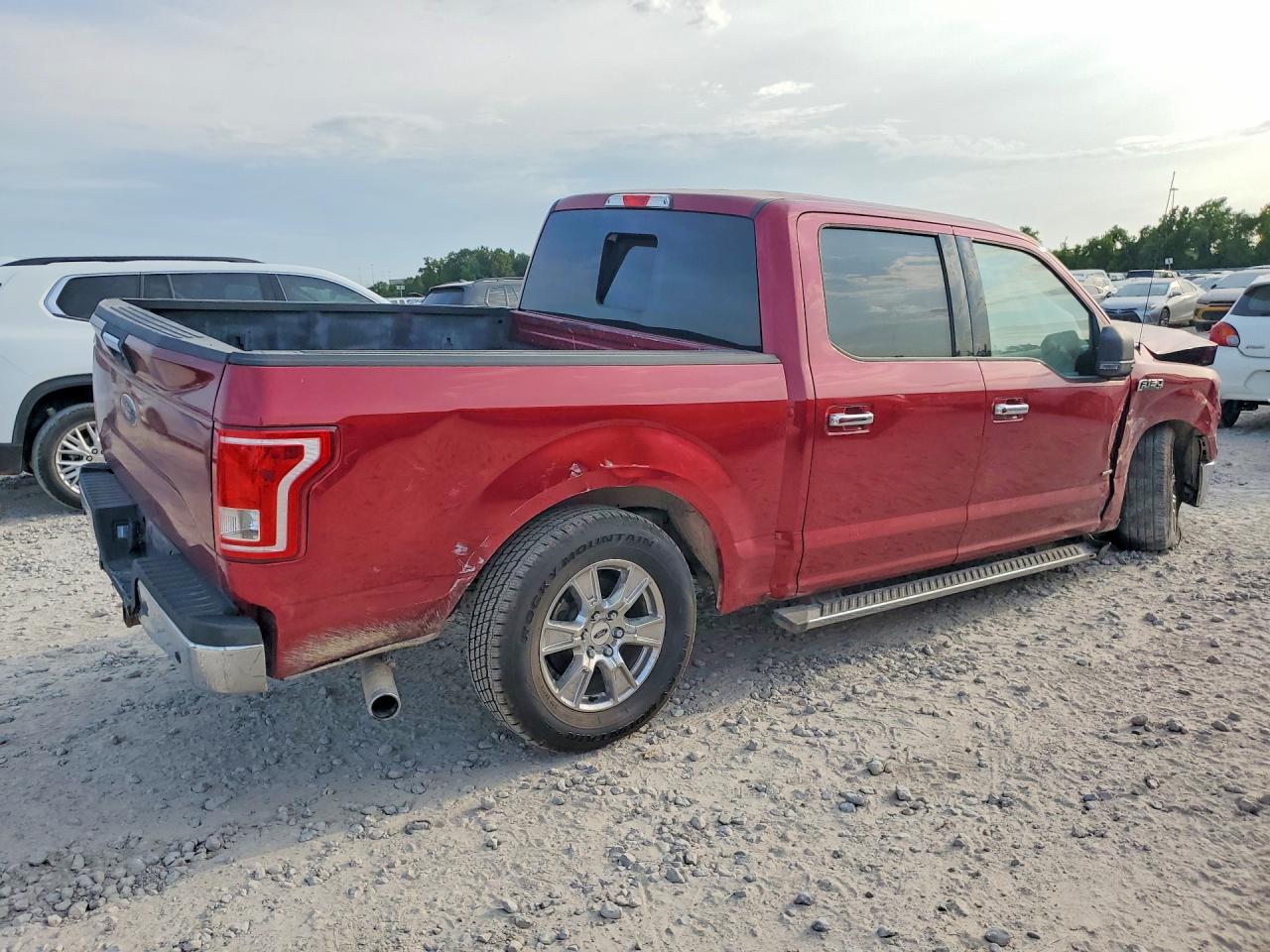 2016 Ford F150 Supercrew Red vin: 1FTEW1CP1GKD40985