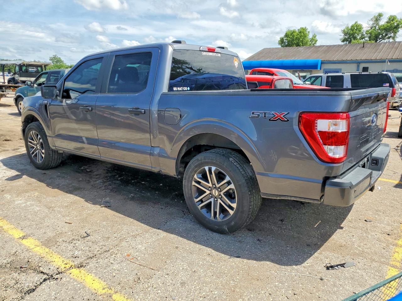 2021 Ford F150 Supercrew Gray vin: 1FTEW1CP1MFA68958