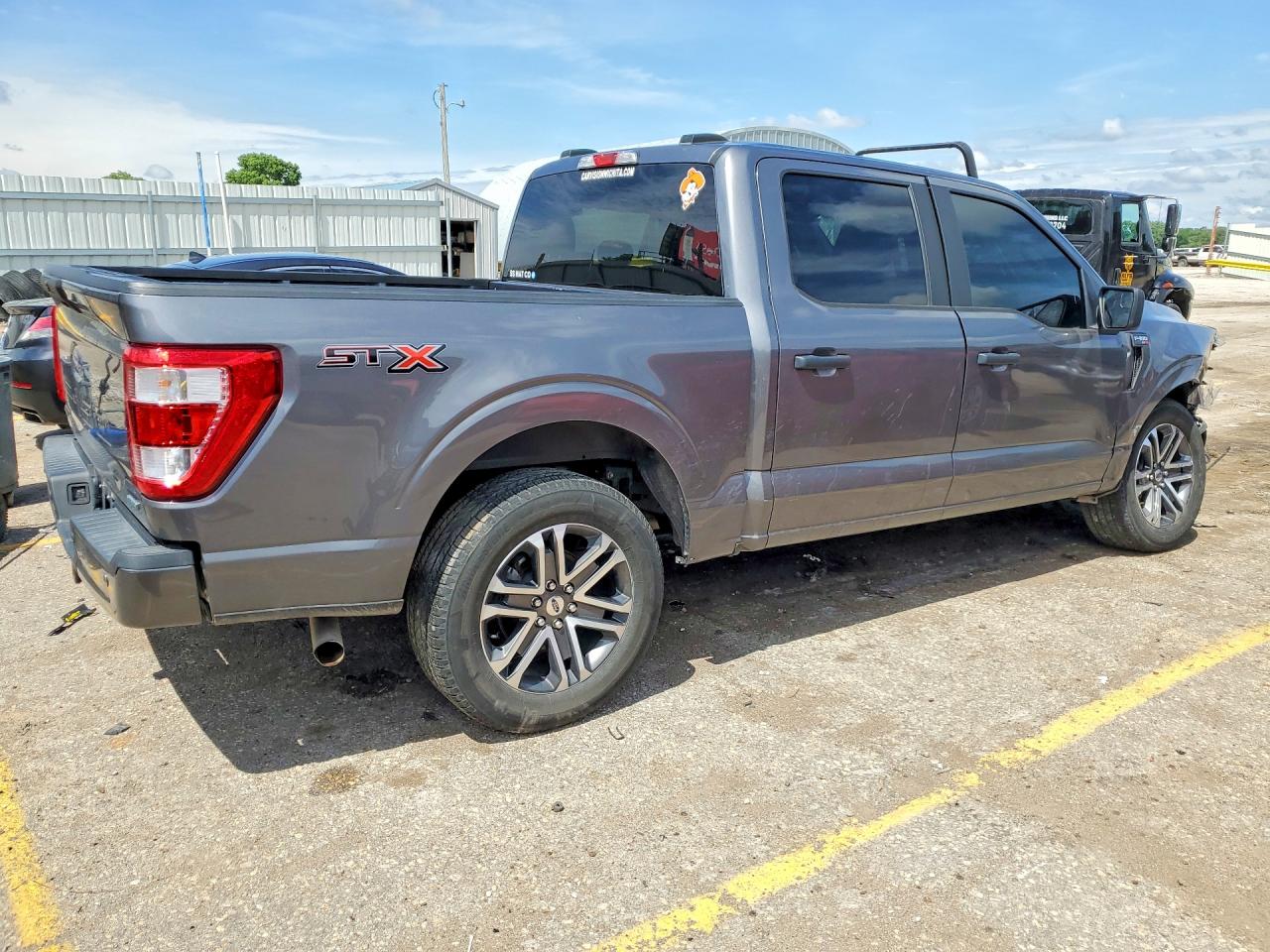 2021 Ford F150 Supercrew Gray vin: 1FTEW1CP1MFA68958