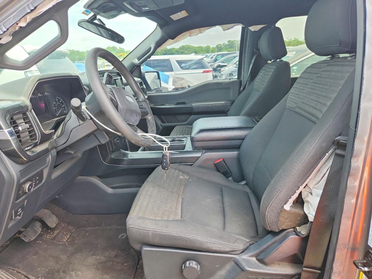 2021 Ford F150 Supercrew Gray vin: 1FTEW1CP1MFA68958