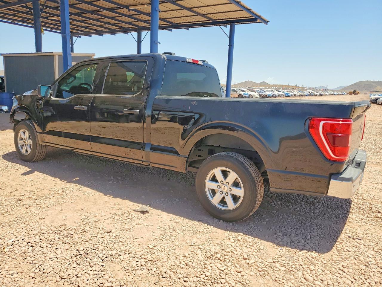 2023 Ford F150 Supercrew Black vin: 1FTEW1CP1PKD61576