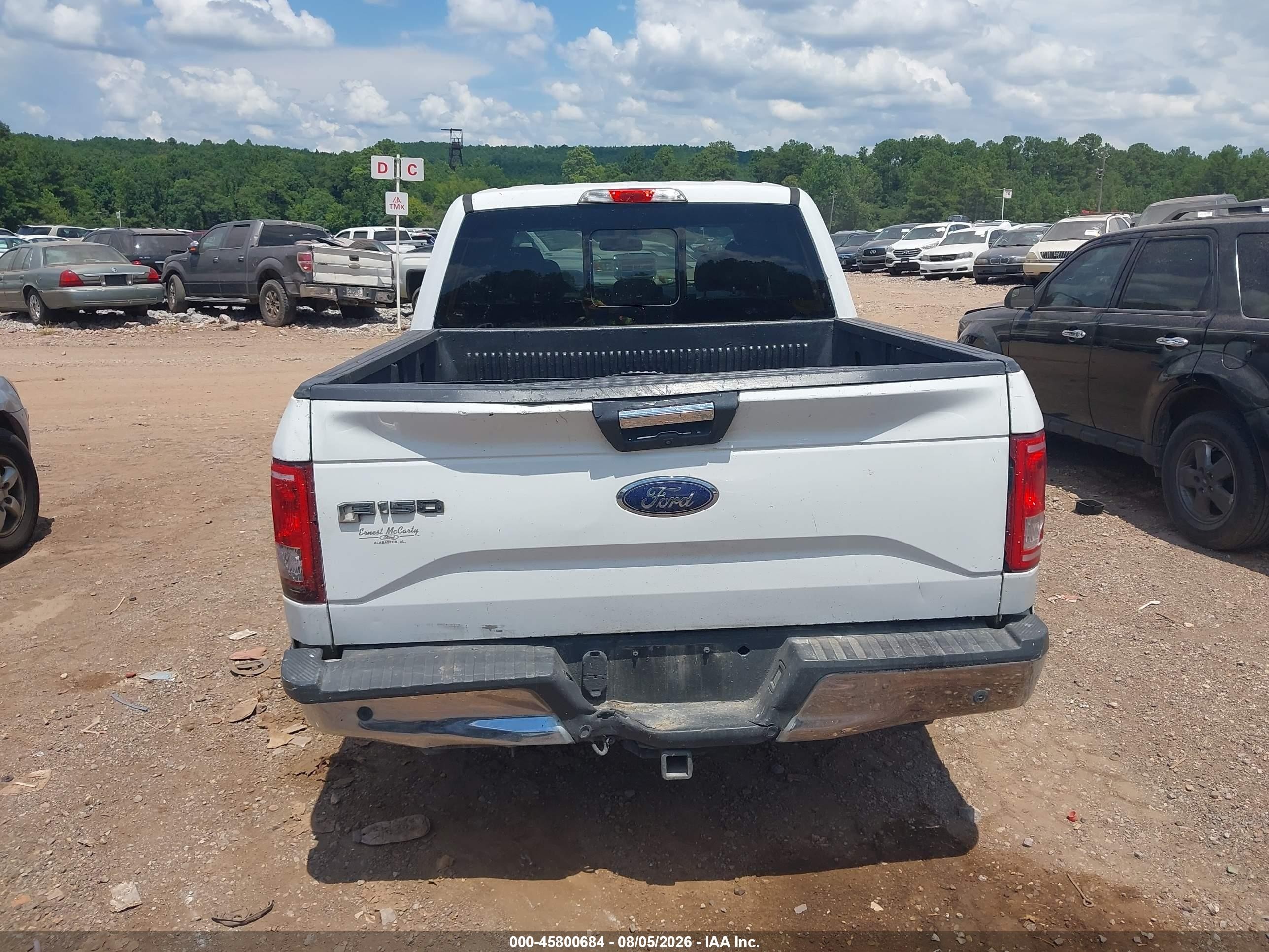 2015 Ford F-150 Xlt White vin: 1FTEW1CP2FFB76671