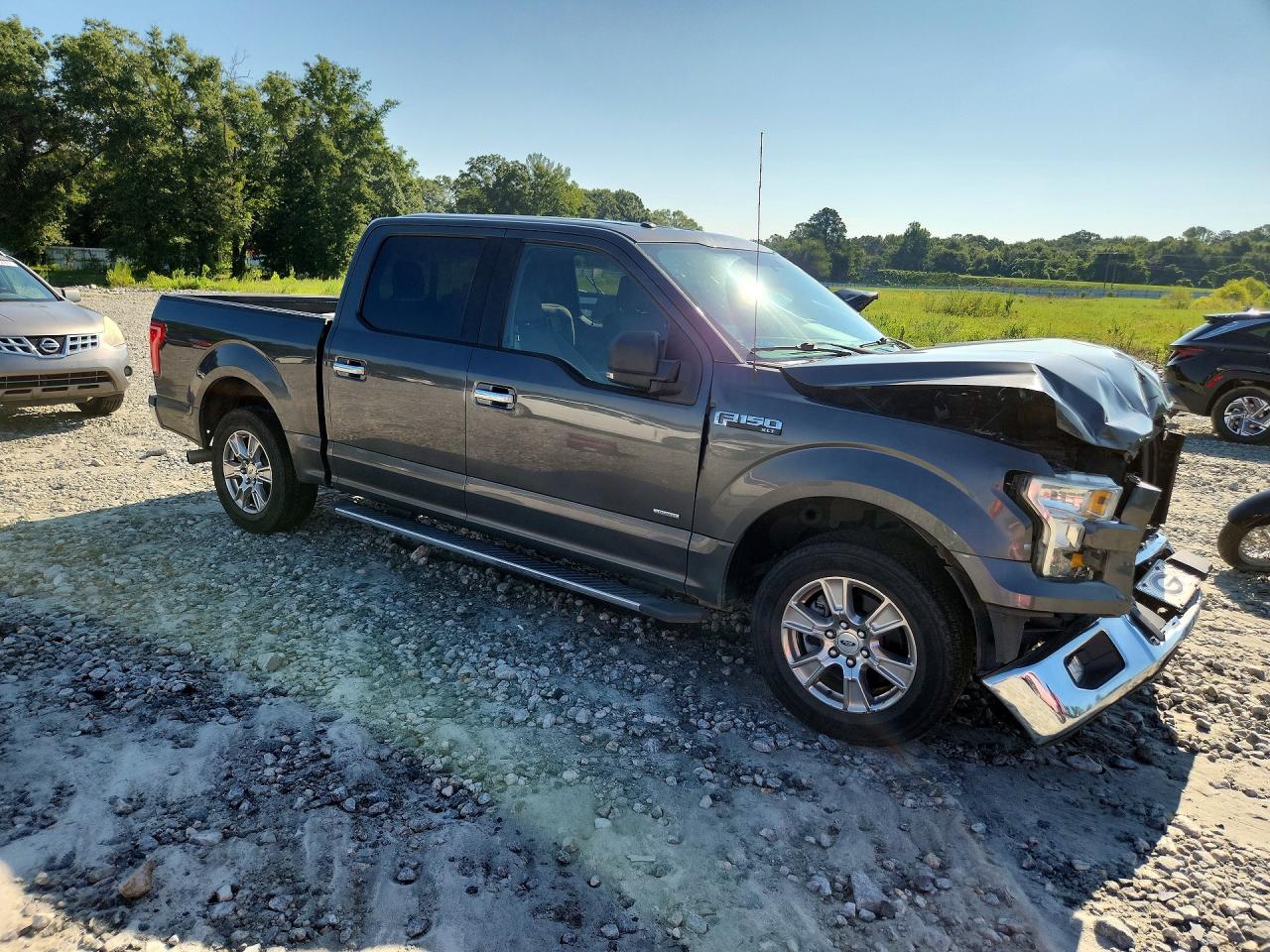 2015 Ford F150 Supercrew Gray vin: 1FTEW1CP2FFC63003