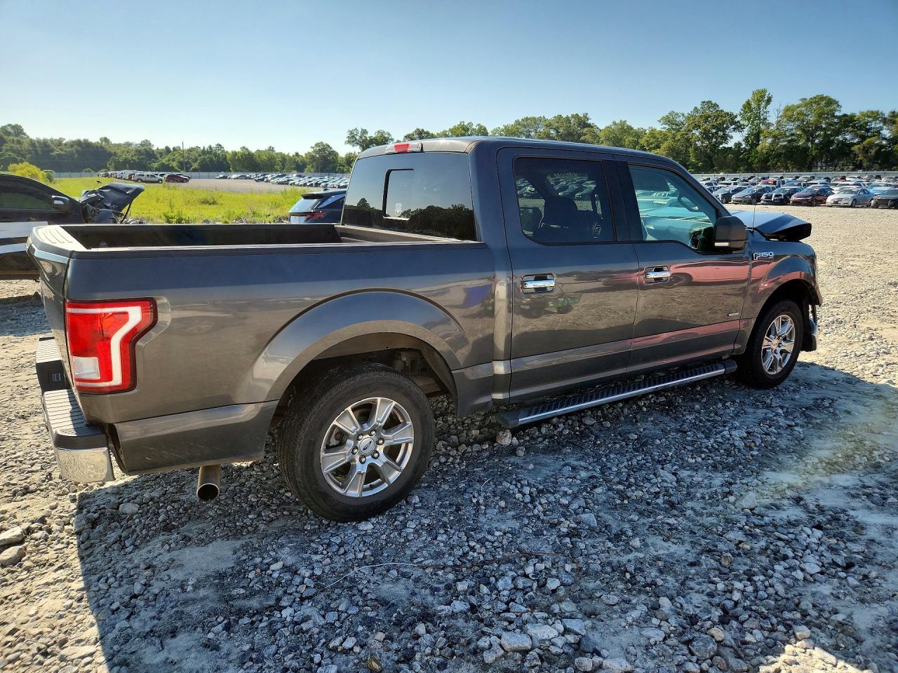 2015 Ford F150 Supercrew Gray vin: 1FTEW1CP2FFC63003