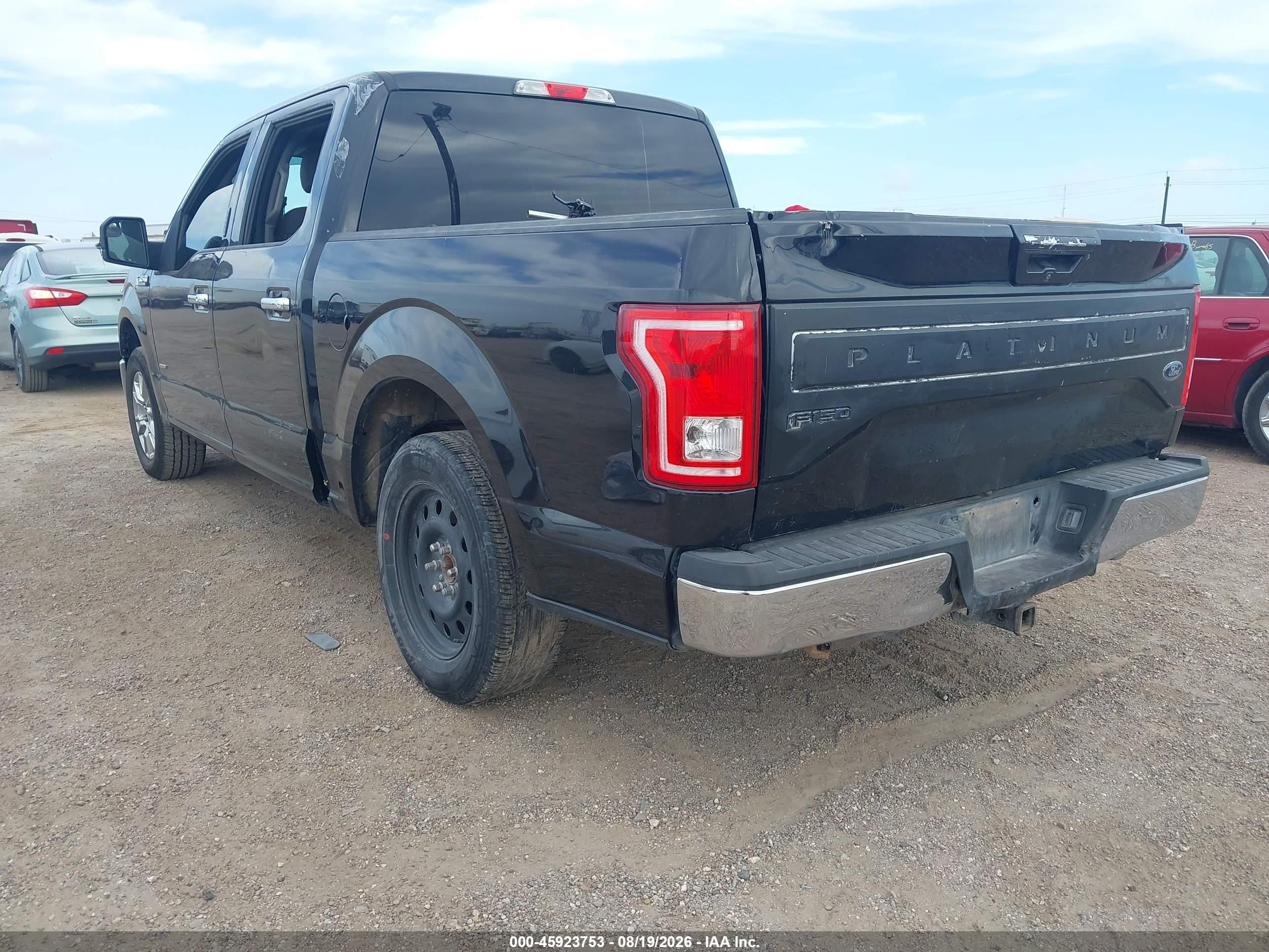 2015 Ford F-150 Xlt Black vin: 1FTEW1CP2FKD34305