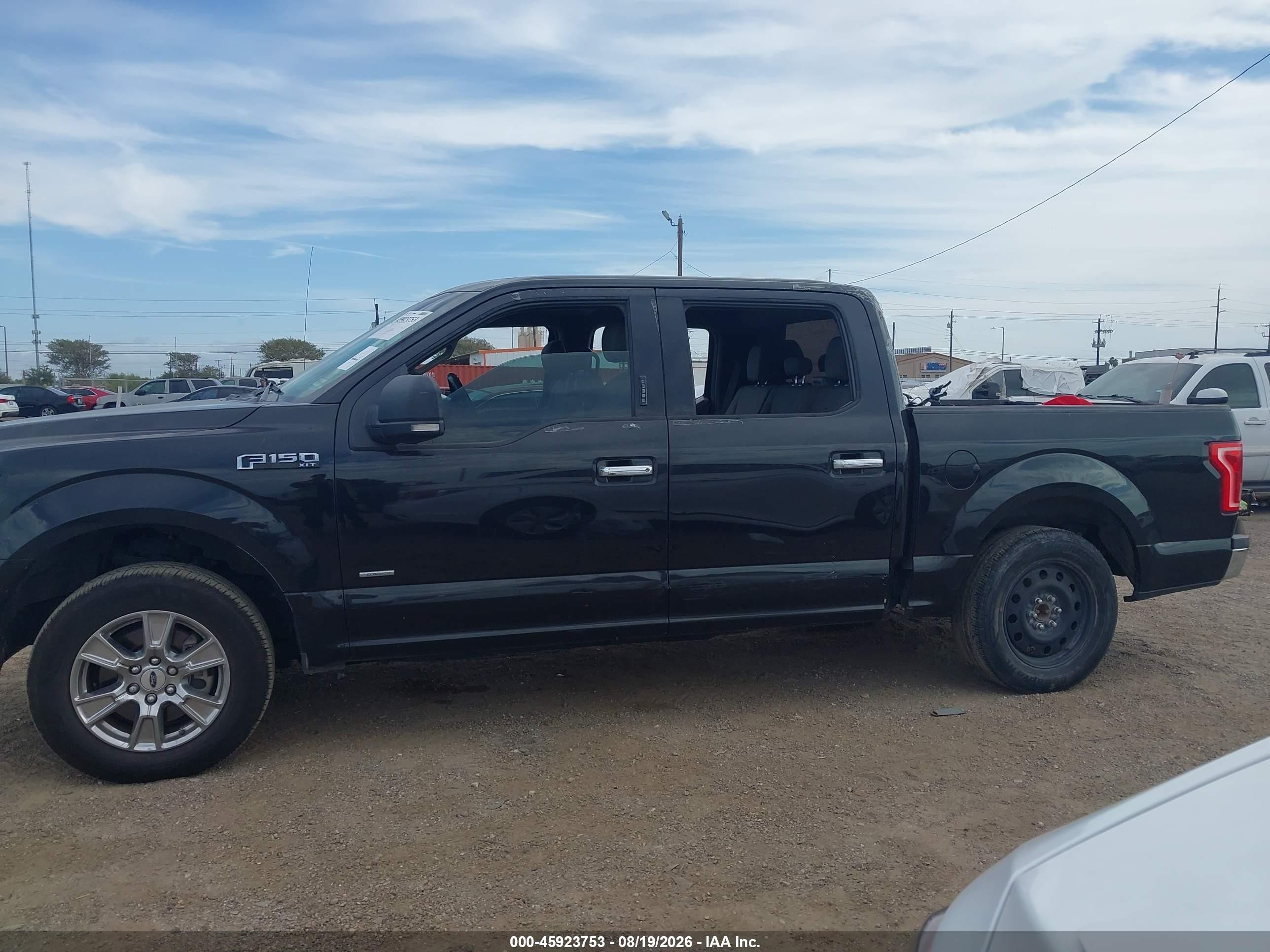 2015 Ford F-150 Xlt Black vin: 1FTEW1CP2FKD34305