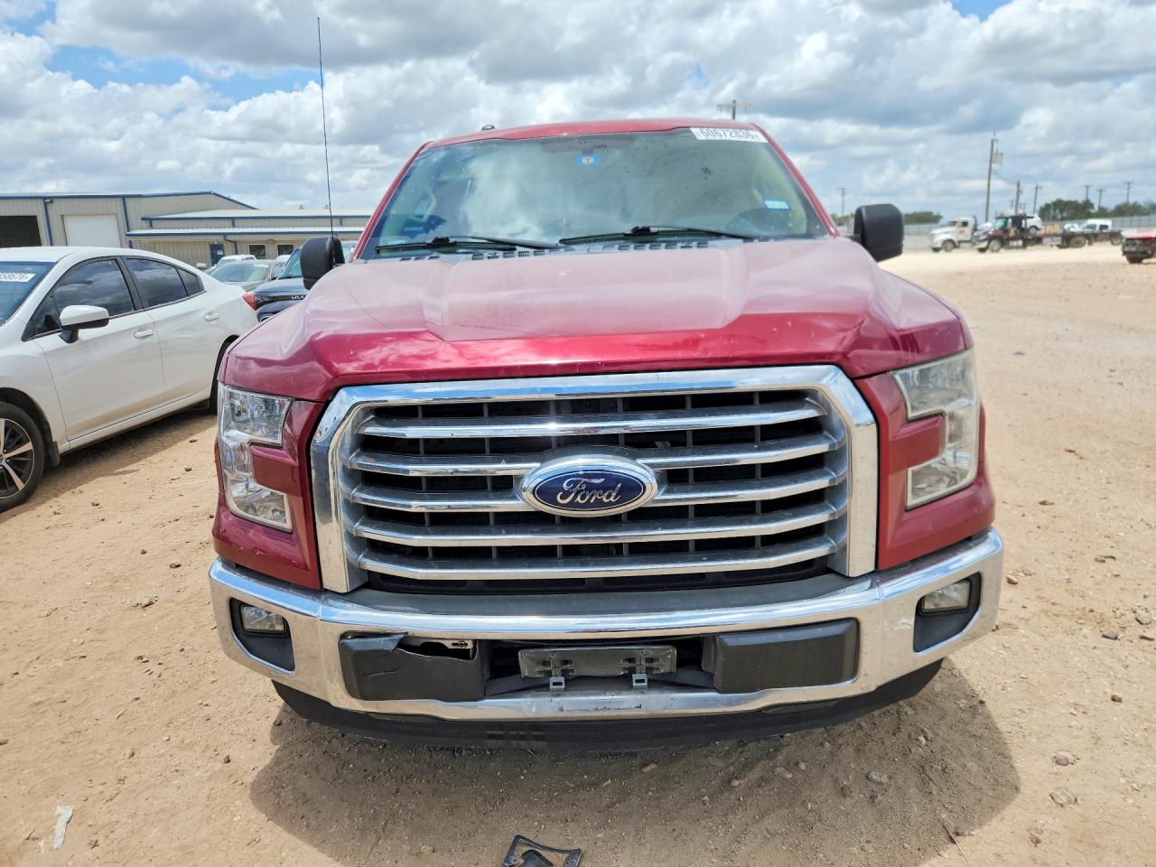2015 Ford F150 Supercrew Burgundy vin: 1FTEW1CP2FKD87909