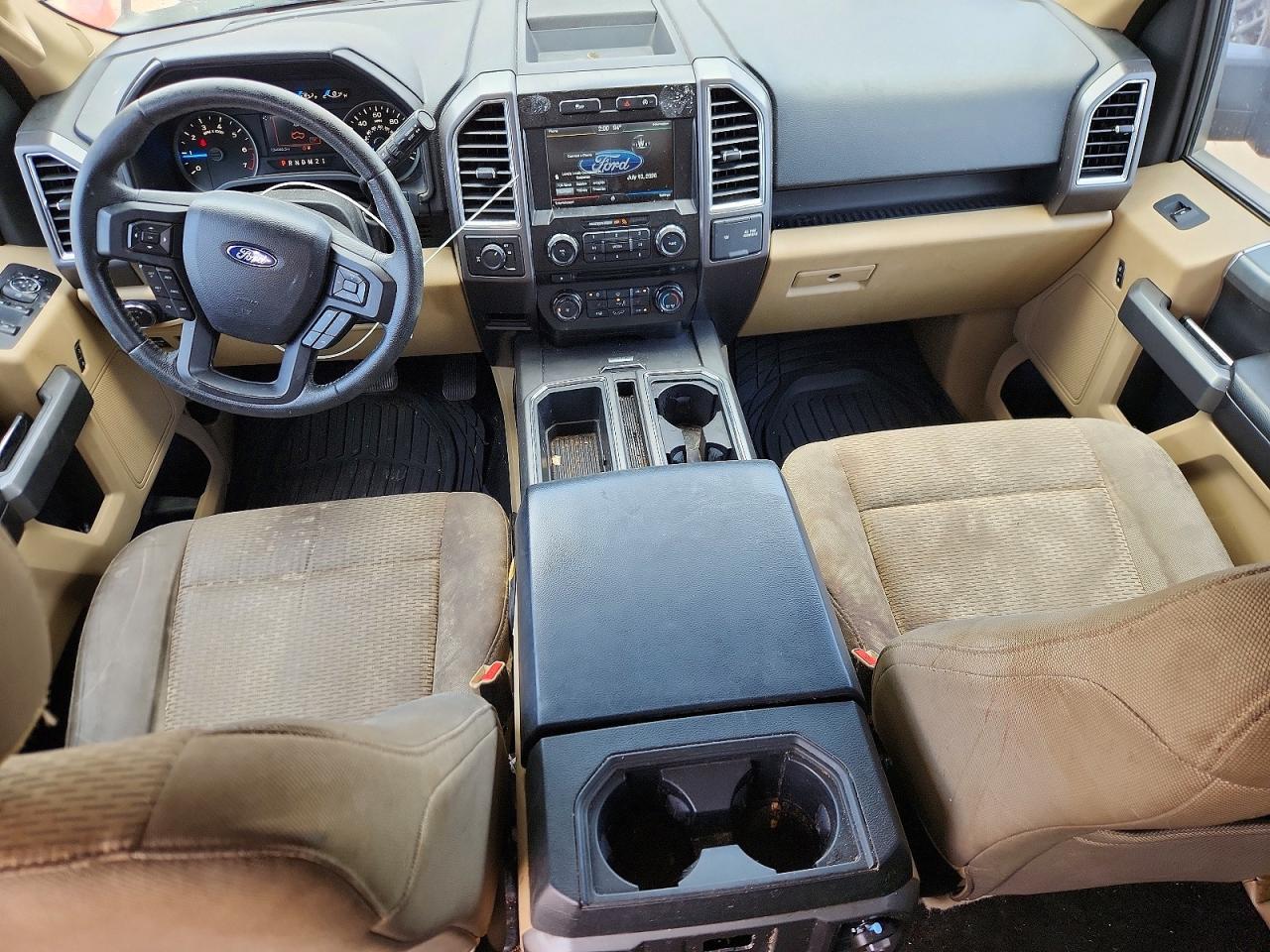 2015 Ford F150 Supercrew Burgundy vin: 1FTEW1CP2FKD87909
