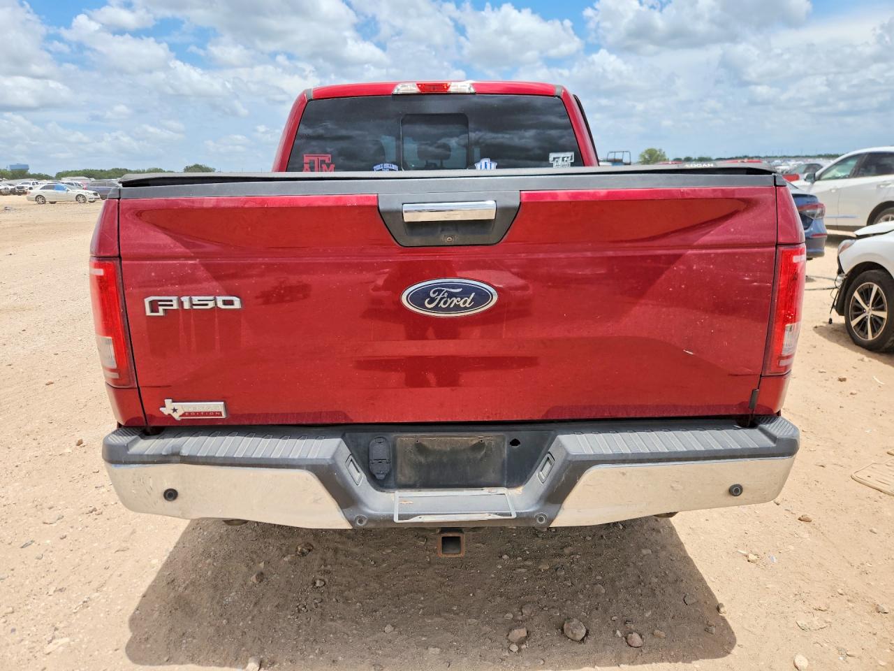 2015 Ford F150 Supercrew Burgundy vin: 1FTEW1CP2FKD87909