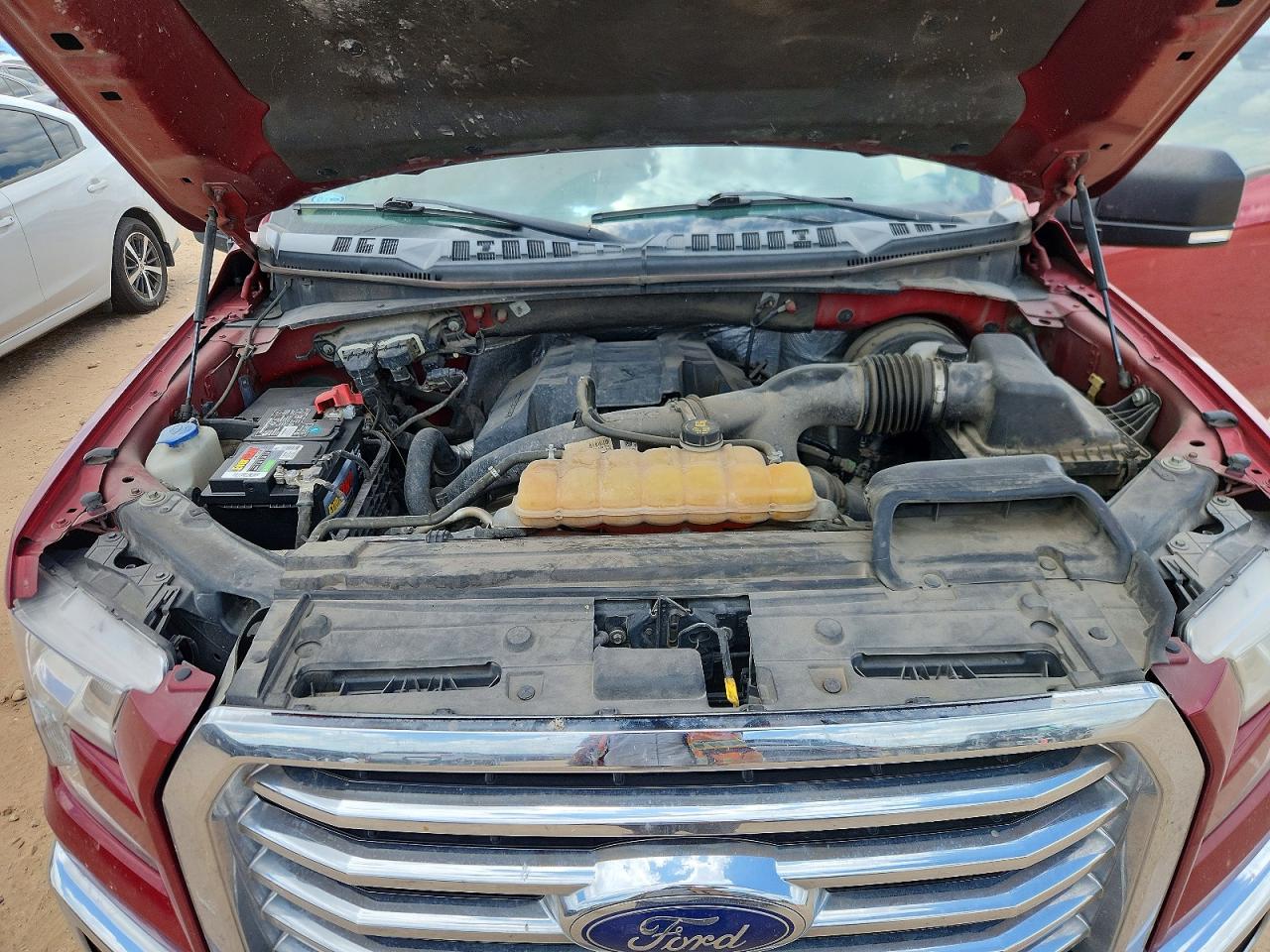2015 Ford F150 Supercrew Burgundy vin: 1FTEW1CP2FKD87909
