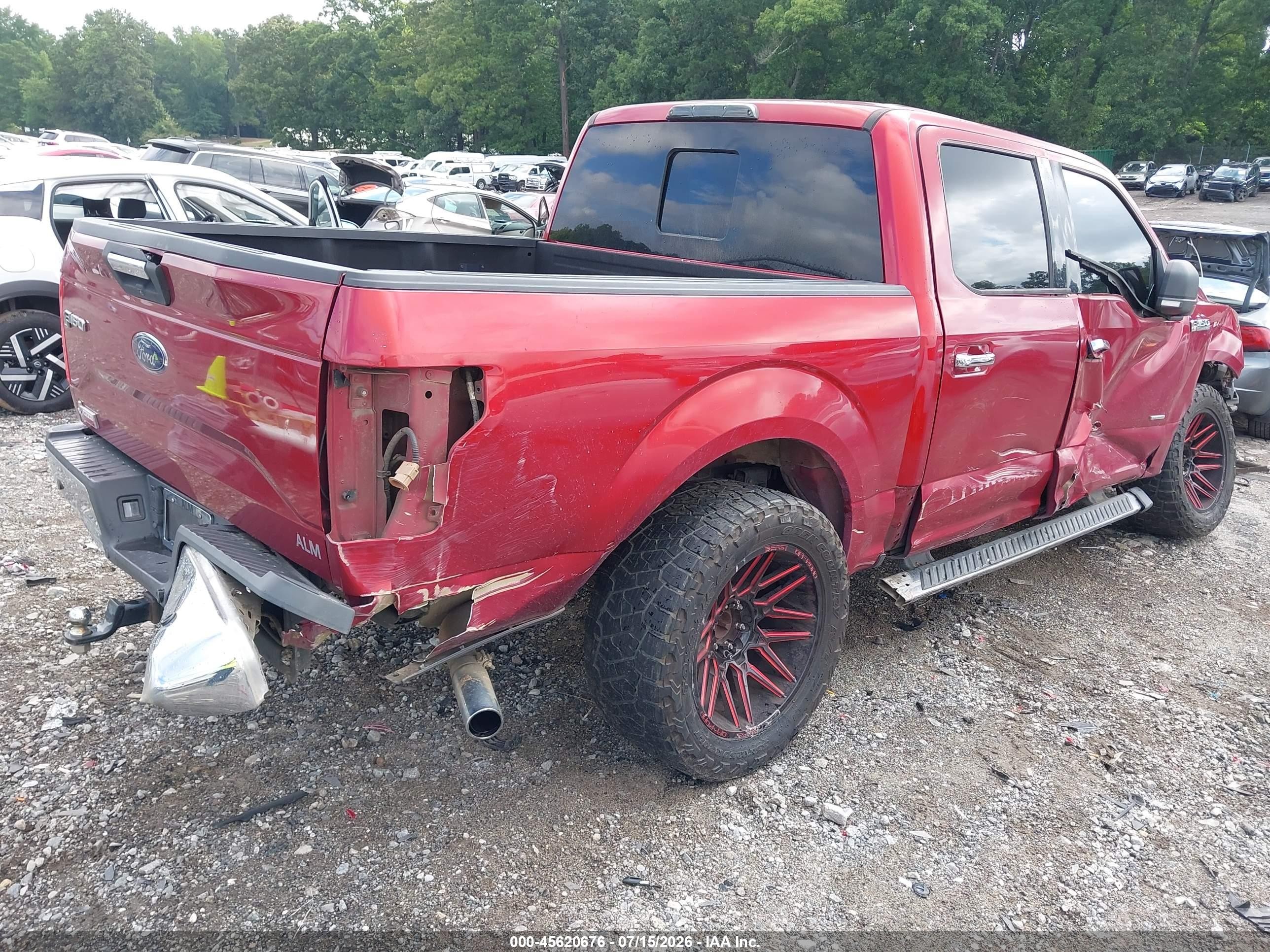 2015 Ford F-150 Xlt Red vin: 1FTEW1CP2FKE20469