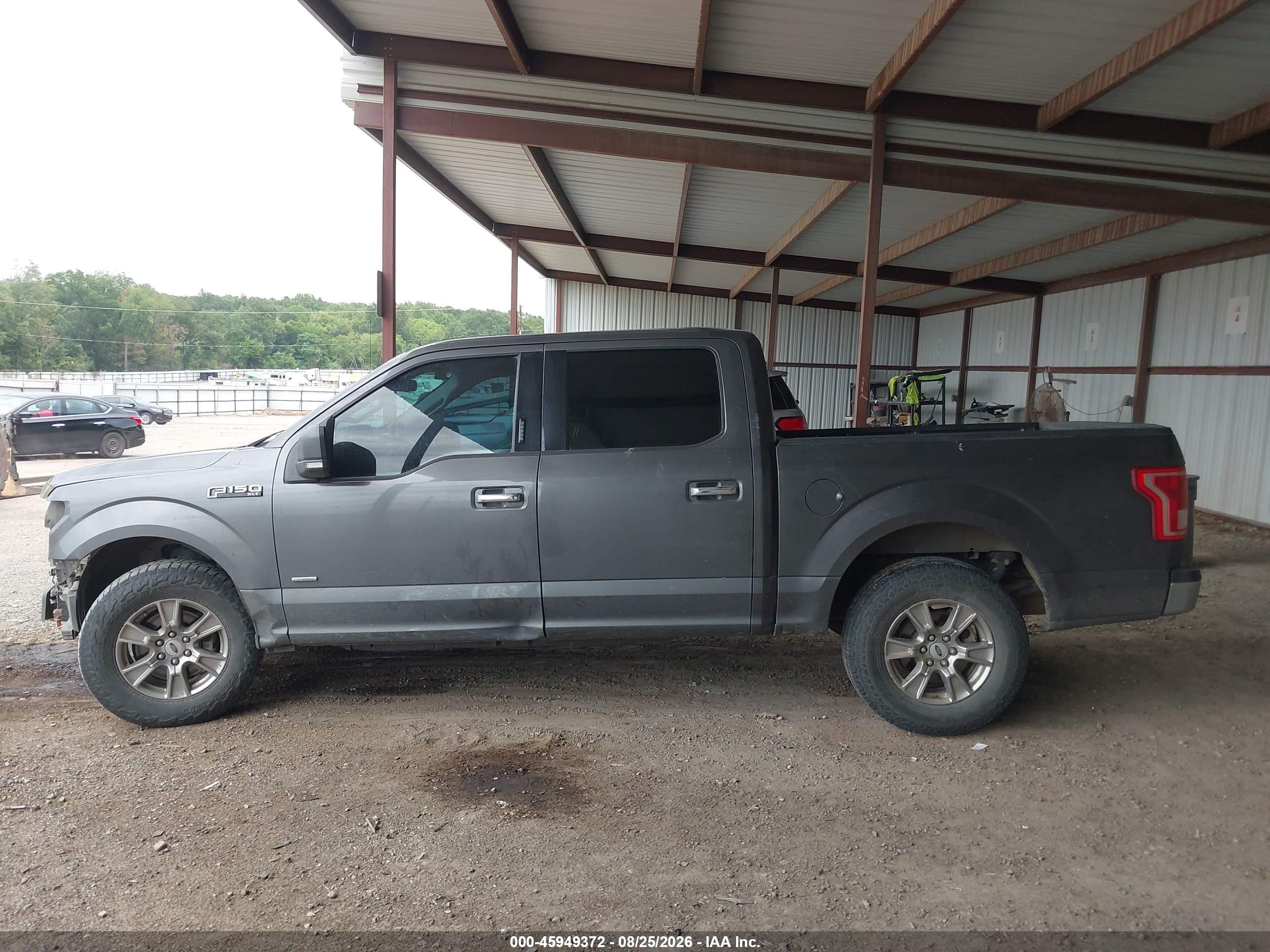 2015 Ford F-150 Xlt Gray vin: 1FTEW1CP2FKE97780