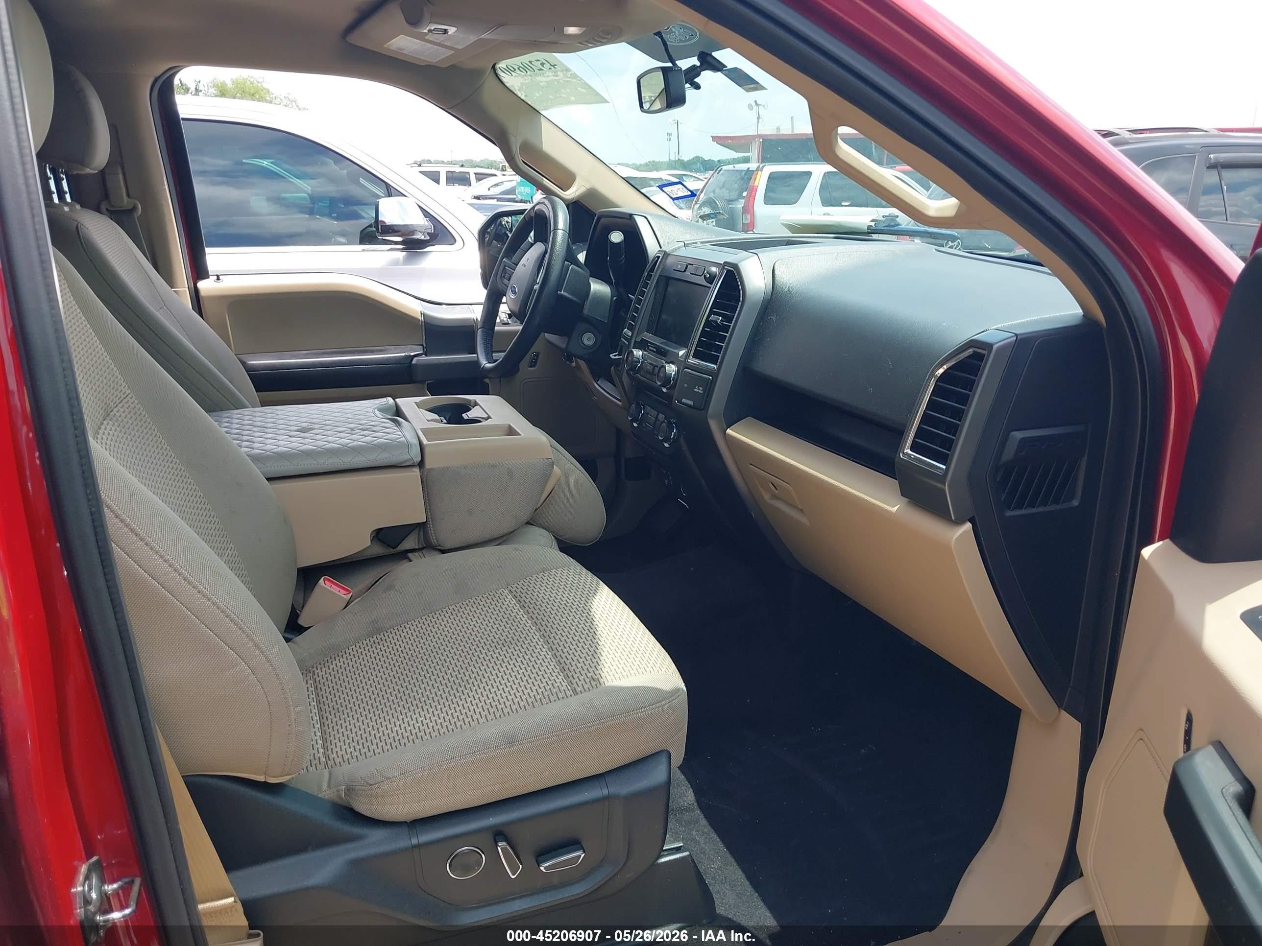 2015 Ford F-150 Xlt Red vin: 1FTEW1CP2FKF01195