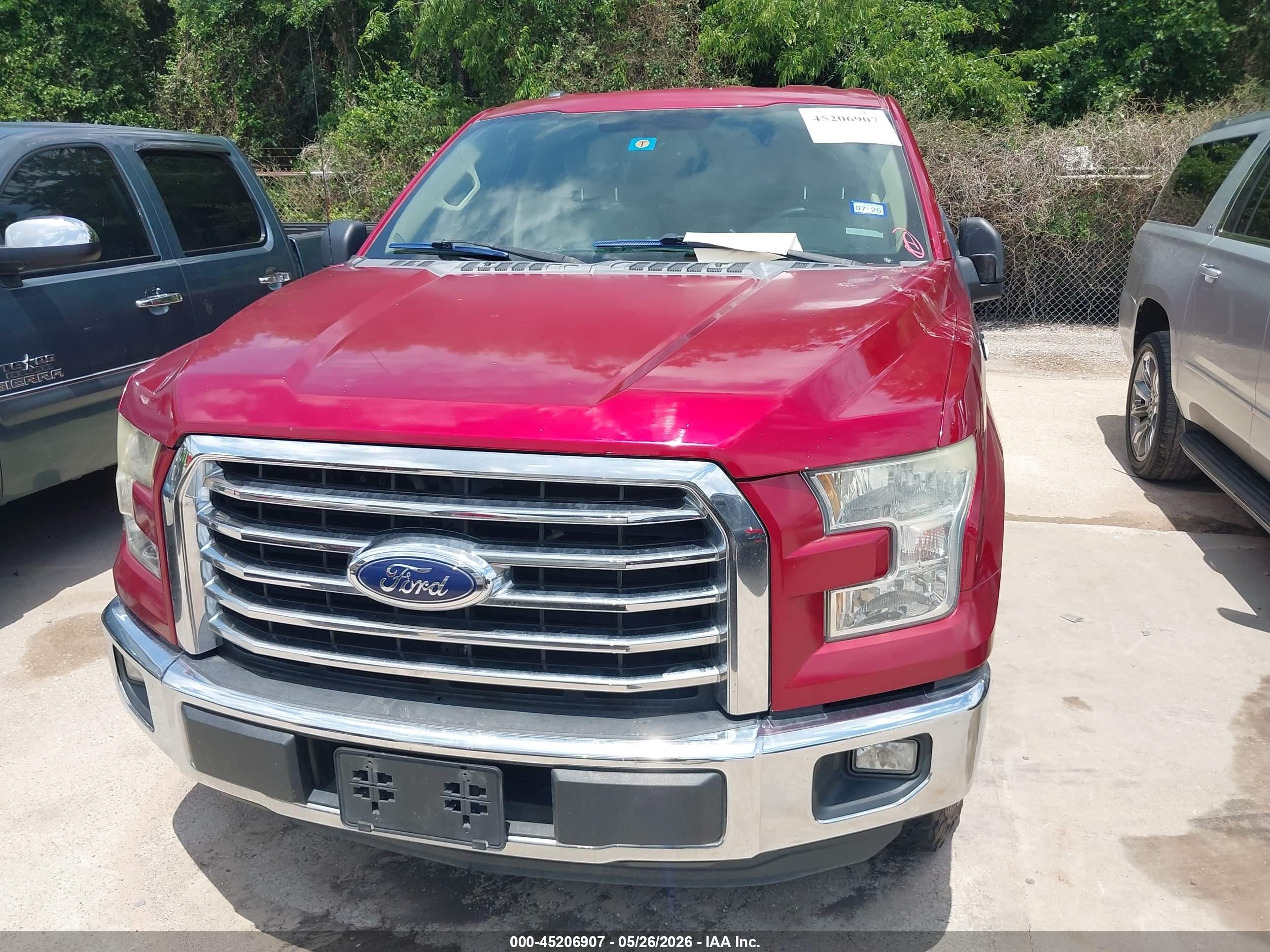 2015 Ford F-150 Xlt Red vin: 1FTEW1CP2FKF01195