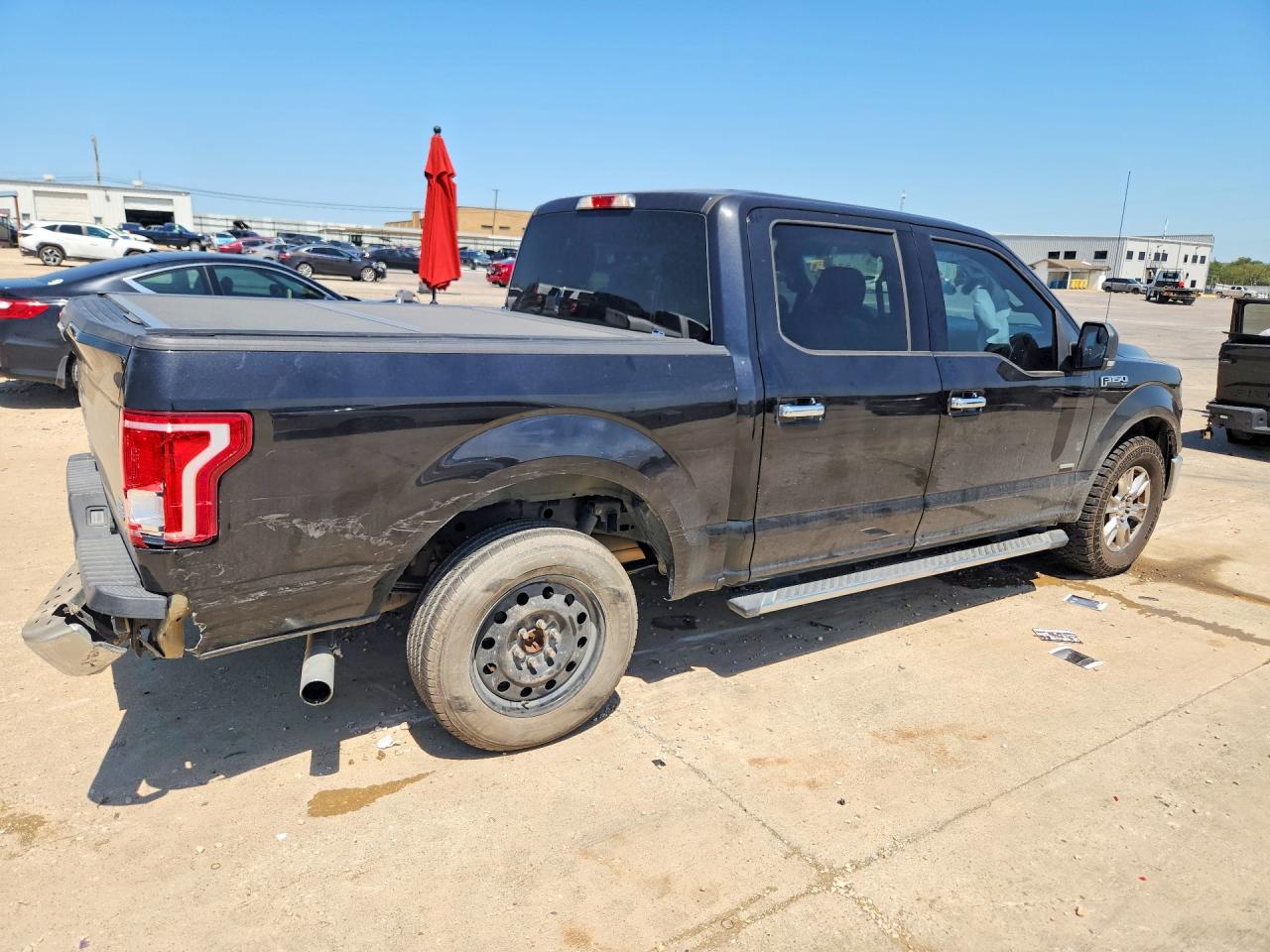 2015 Ford F150 Supercrew Black vin: 1FTEW1CP2FKF14996