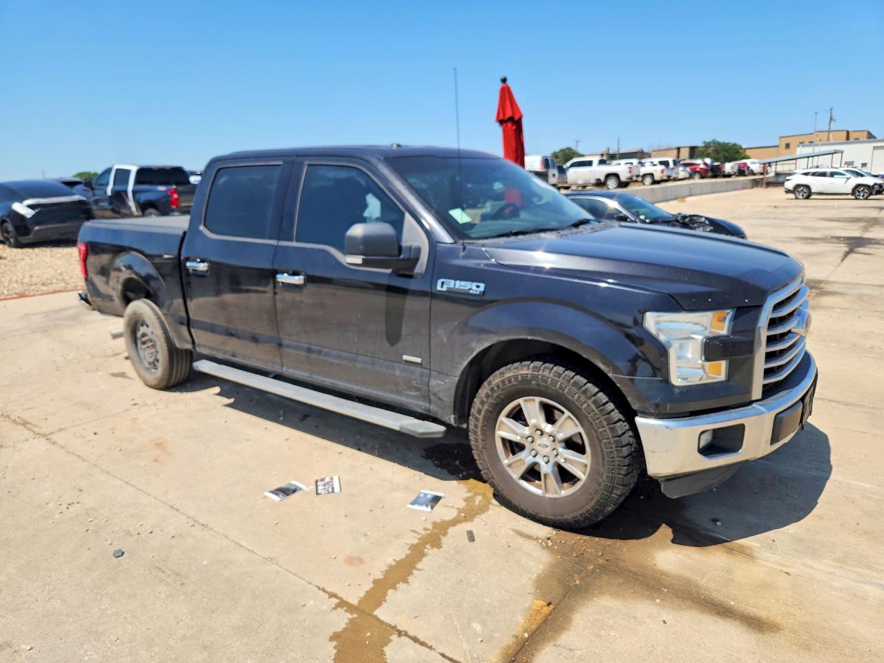 2015 Ford F150 Supercrew Black vin: 1FTEW1CP2FKF14996
