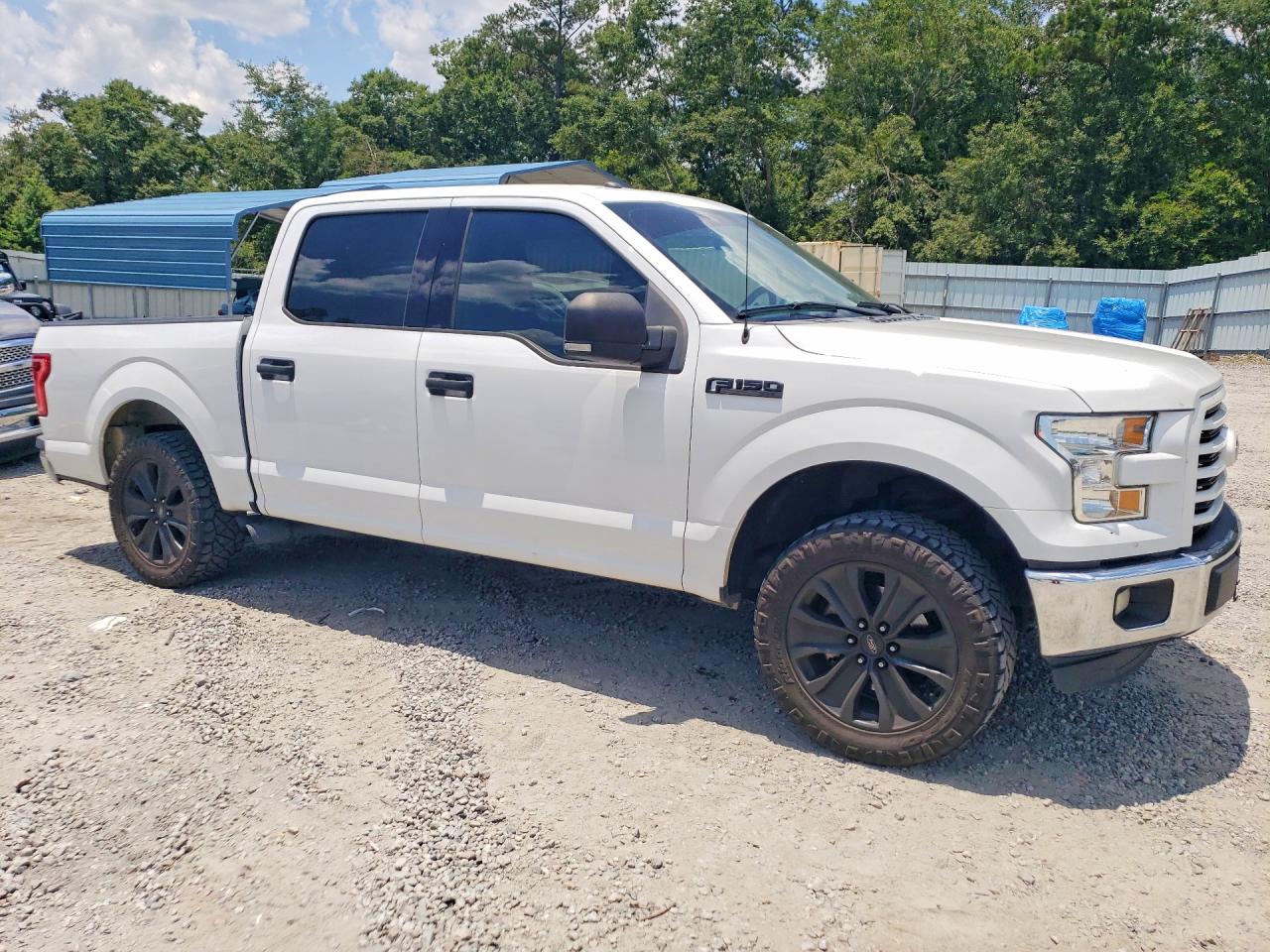 2016 Ford F150 Supercrew White vin: 1FTEW1CP2GFB74873