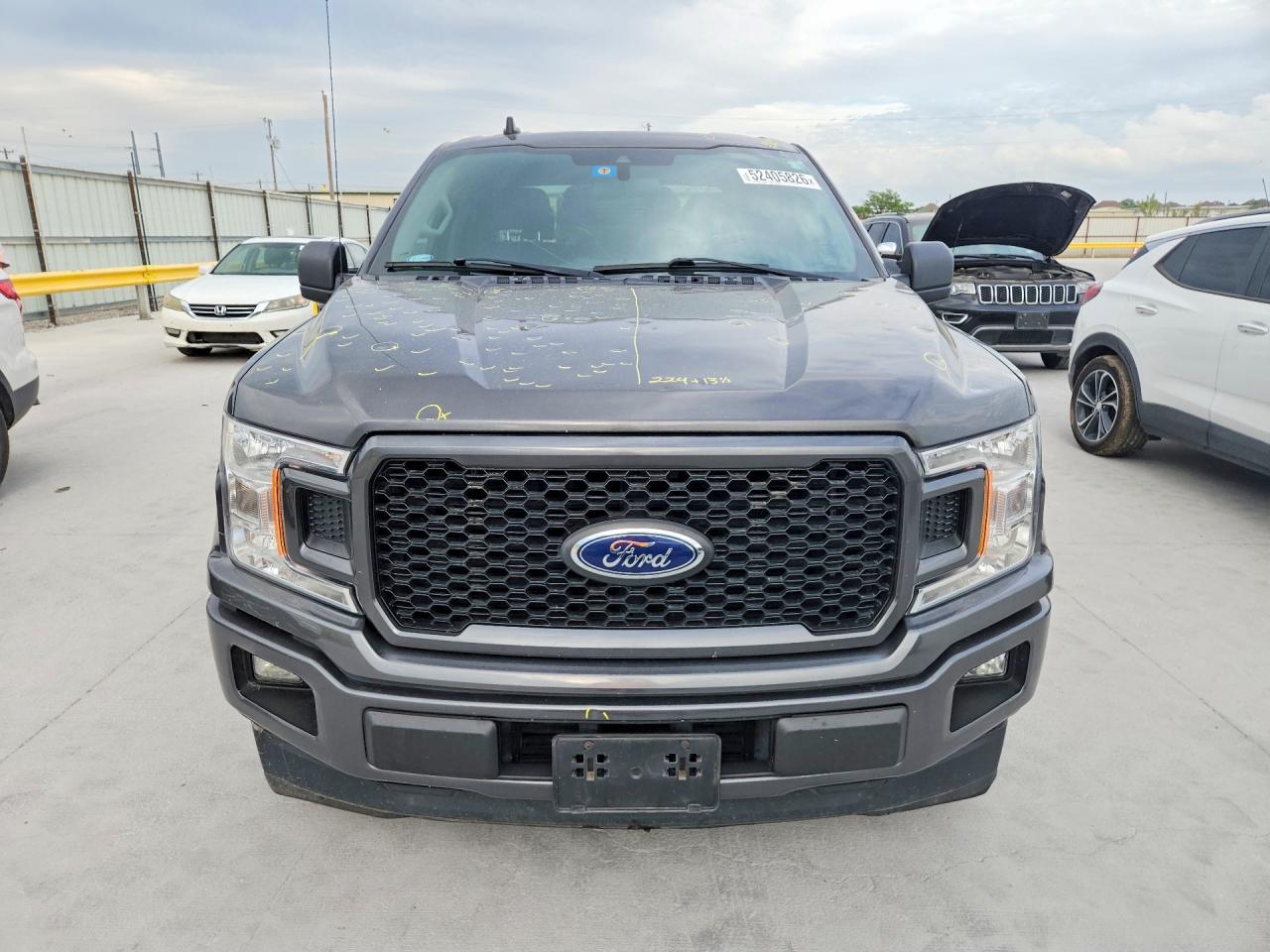 2020 Ford F150 Supercrew Gray vin: 1FTEW1CP2LKD87310