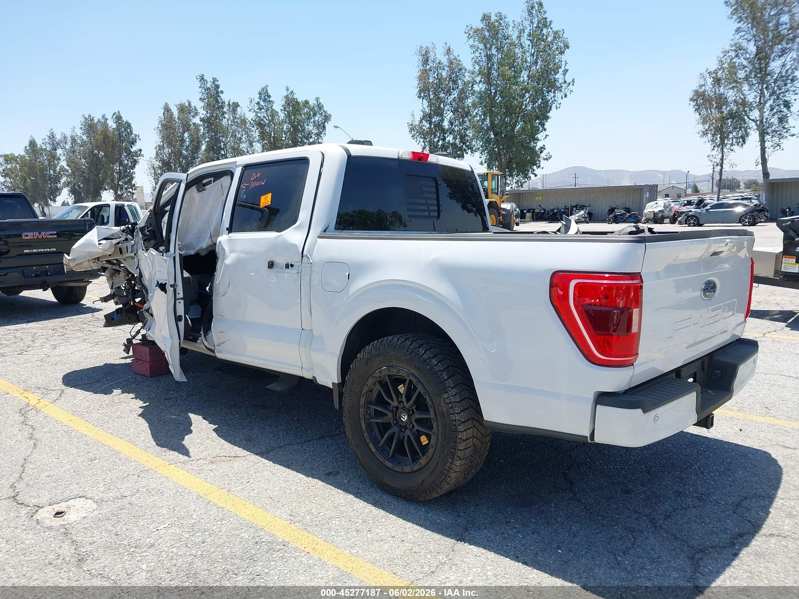 2021 Ford F-150 Xlt White vin: 1FTEW1CP2MFA52705