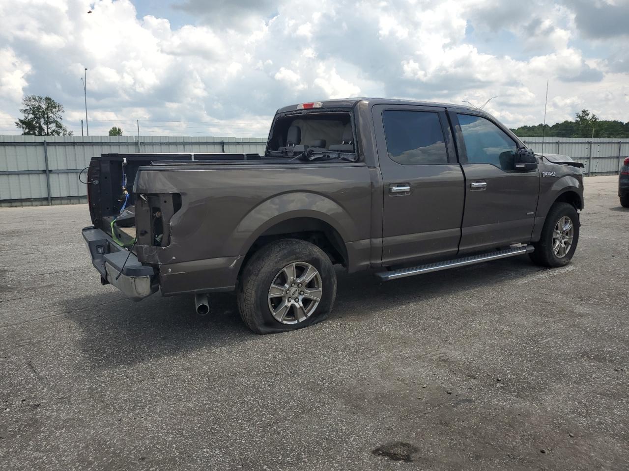 2015 Ford F150 Supercrew Brown vin: 1FTEW1CP3FFC85138