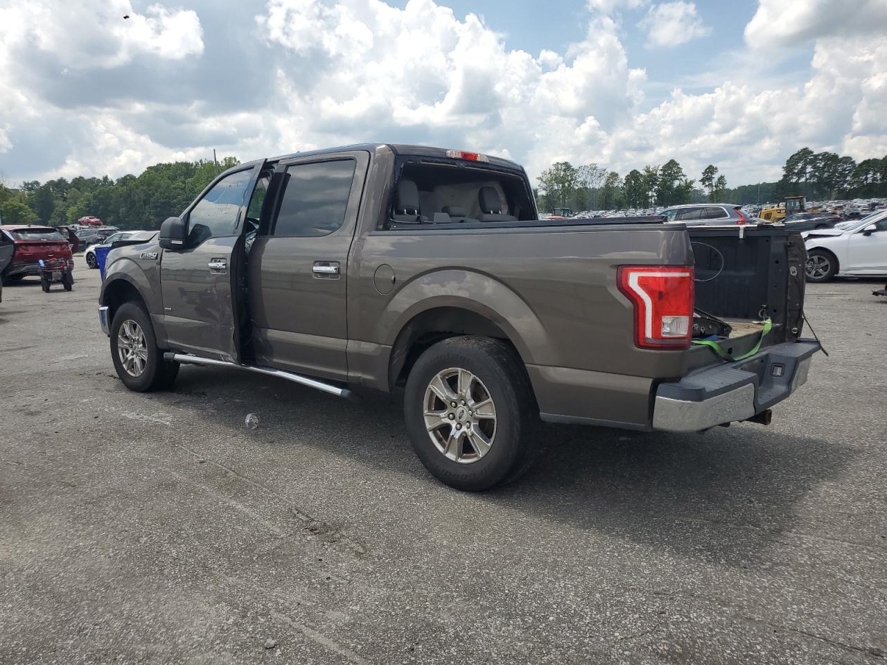 2015 Ford F150 Supercrew Brown vin: 1FTEW1CP3FFC85138