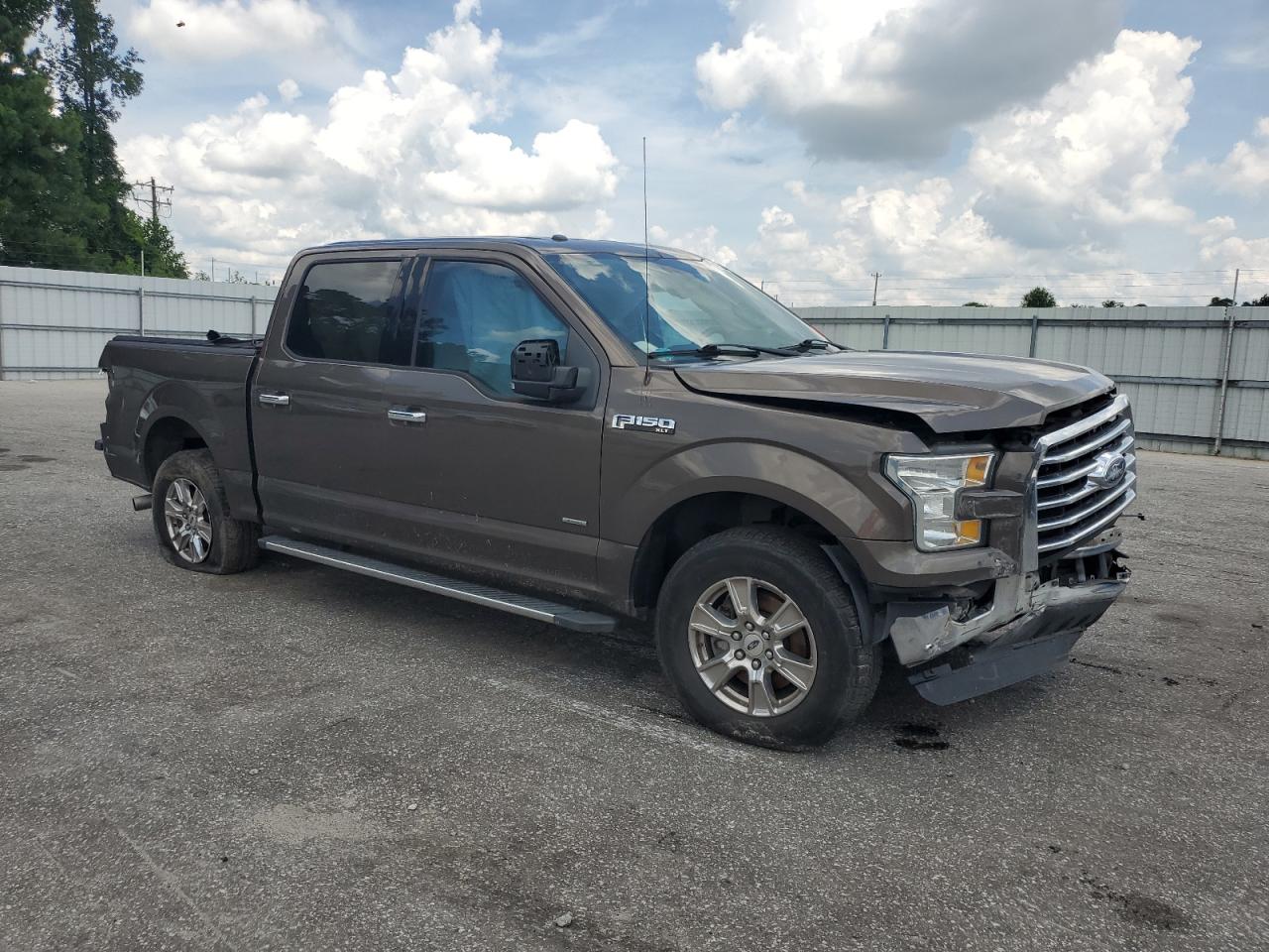 2015 Ford F150 Supercrew Brown vin: 1FTEW1CP3FFC85138