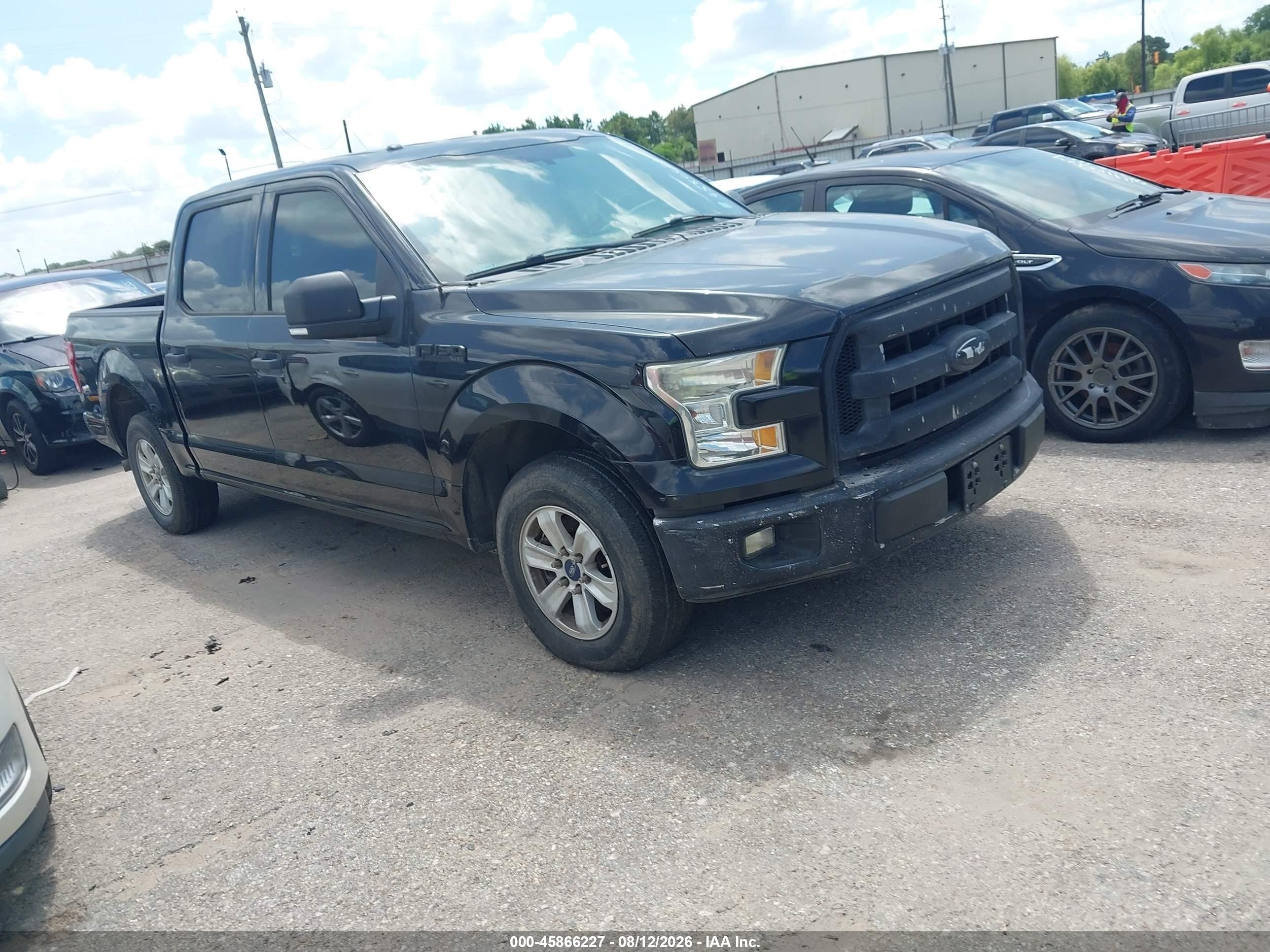 2015 Ford F-150 Xlt Black vin: 1FTEW1CP3FKD01541