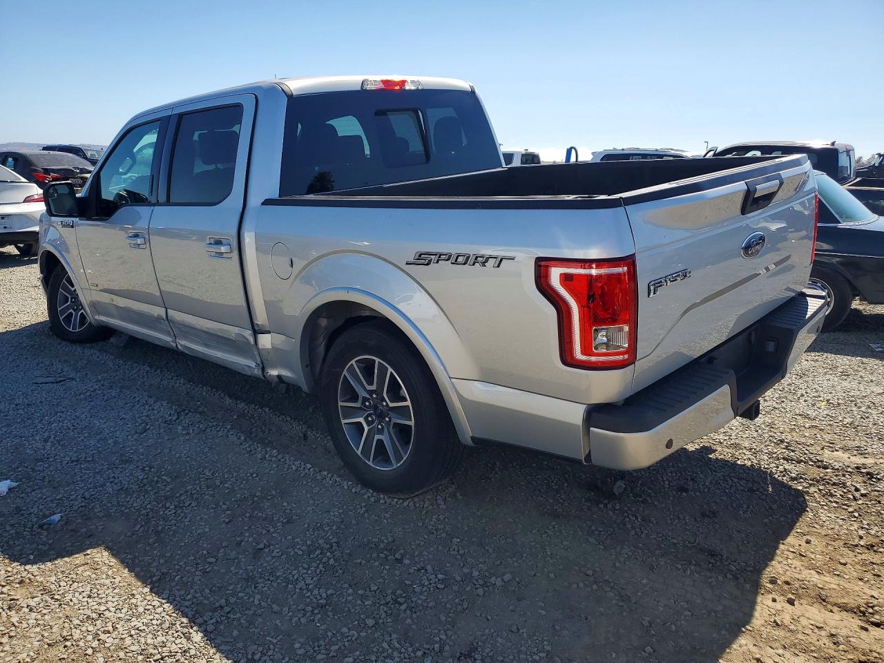 2015 Ford F150 Supercrew Silver vin: 1FTEW1CP3FKD68558