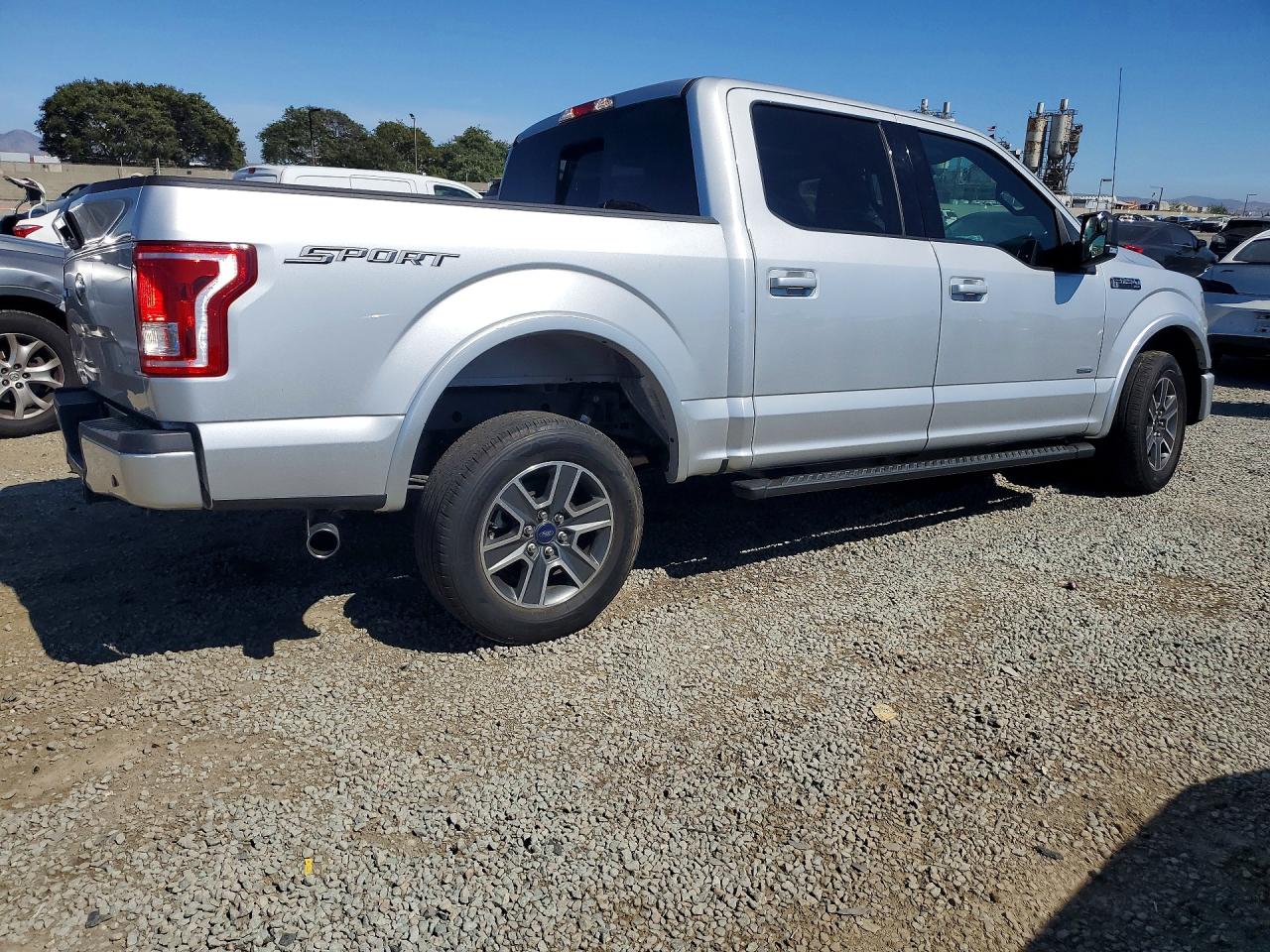 2015 Ford F150 Supercrew Silver vin: 1FTEW1CP3FKD68558