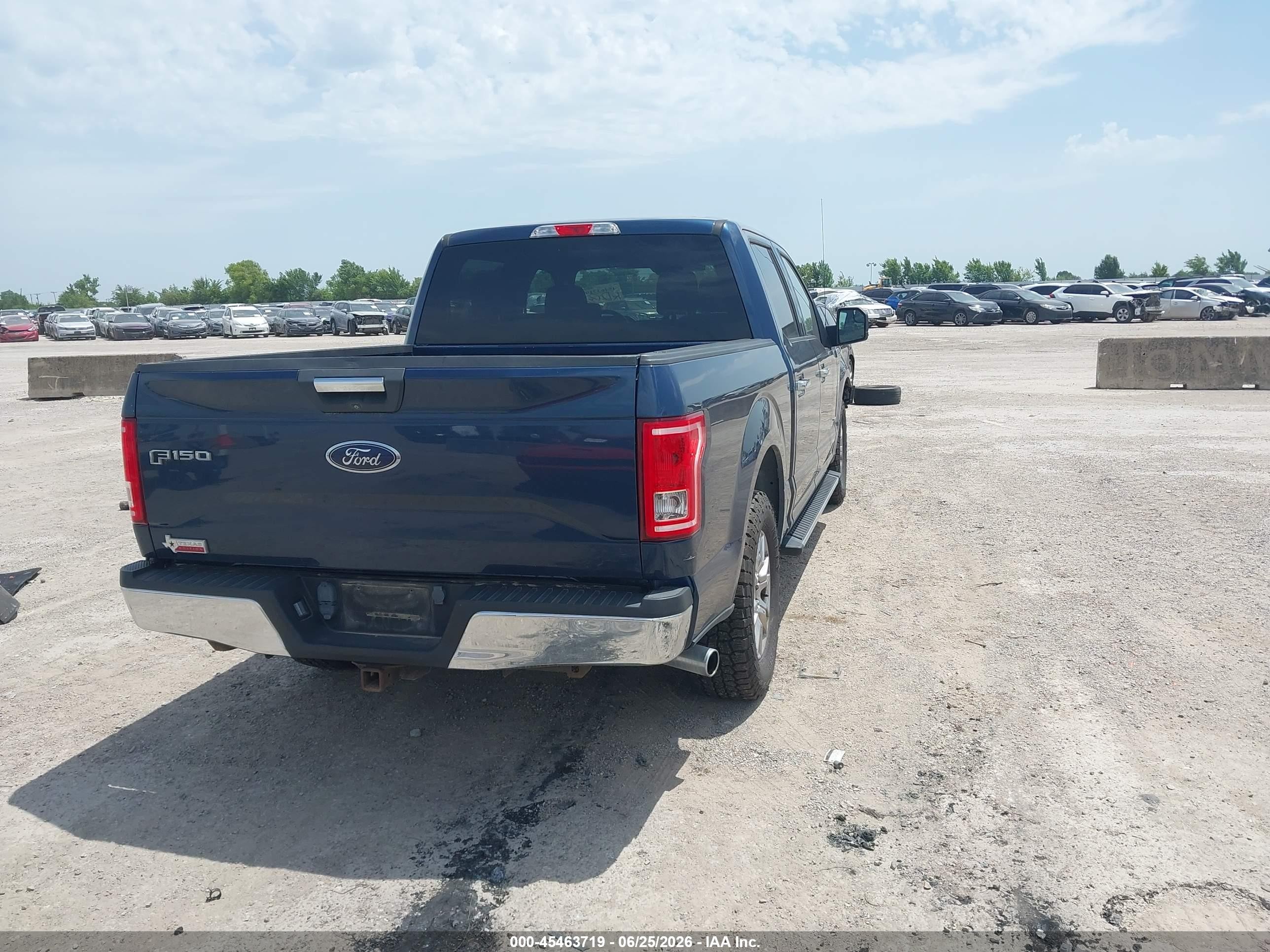 2015 Ford F-150 Lariat/xl/xlt Blue vin: 1FTEW1CP3FKD76420