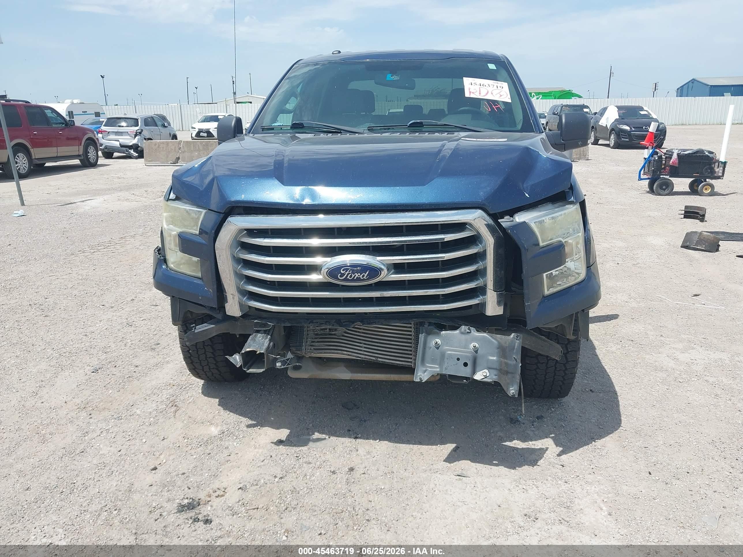 2015 Ford F-150 Lariat/xl/xlt Blue vin: 1FTEW1CP3FKD76420