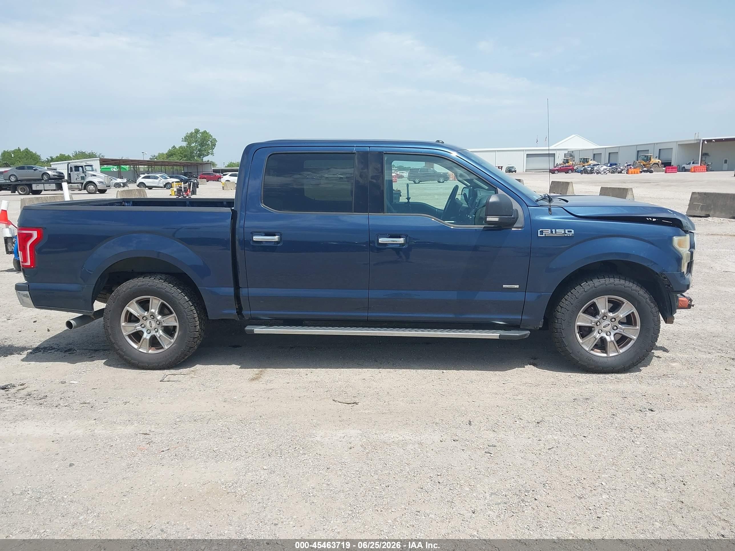 2015 Ford F-150 Lariat/xl/xlt Blue vin: 1FTEW1CP3FKD76420
