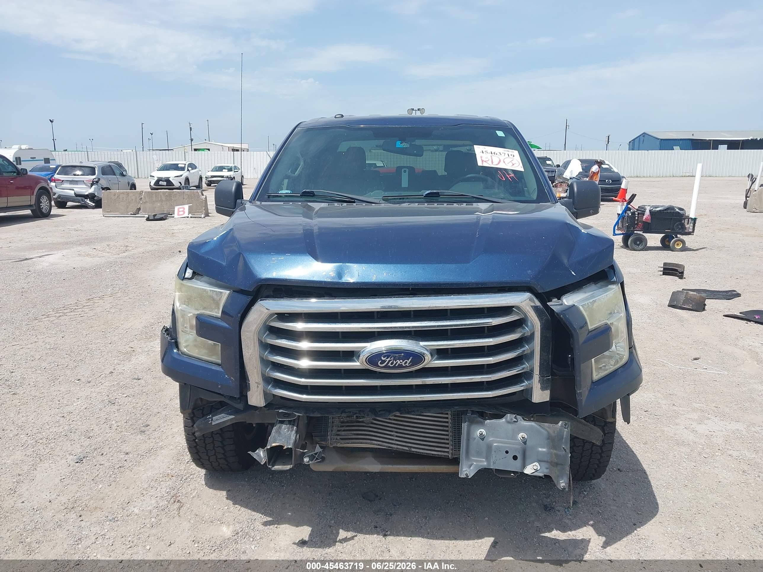 2015 Ford F-150 Lariat/xl/xlt Blue vin: 1FTEW1CP3FKD76420