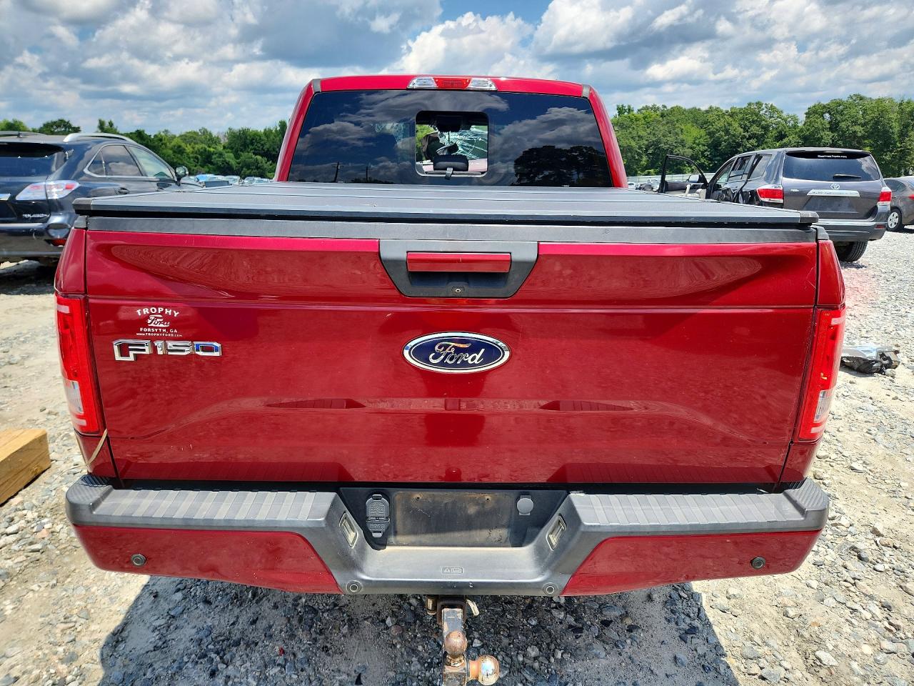 2016 Ford F150 Supercrew Red vin: 1FTEW1CP3GFD48806