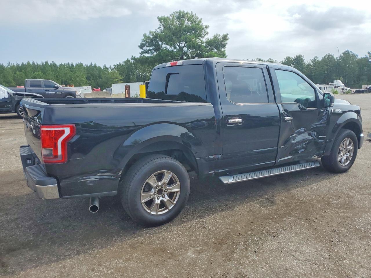 2017 Ford F150 Supercrew Black vin: 1FTEW1CP3HFB48011
