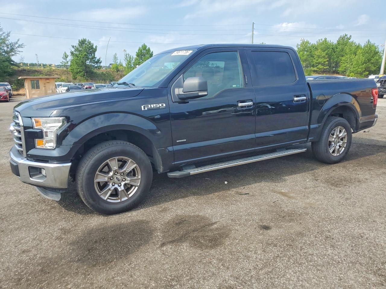 2017 Ford F150 Supercrew Black vin: 1FTEW1CP3HFB48011