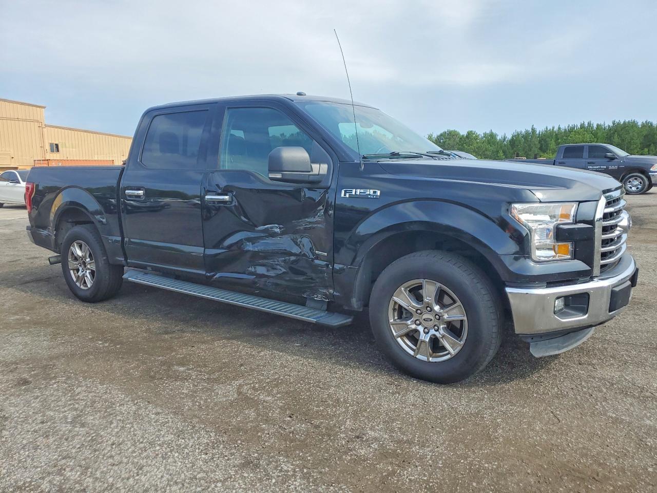 2017 Ford F150 Supercrew Black vin: 1FTEW1CP3HFB48011
